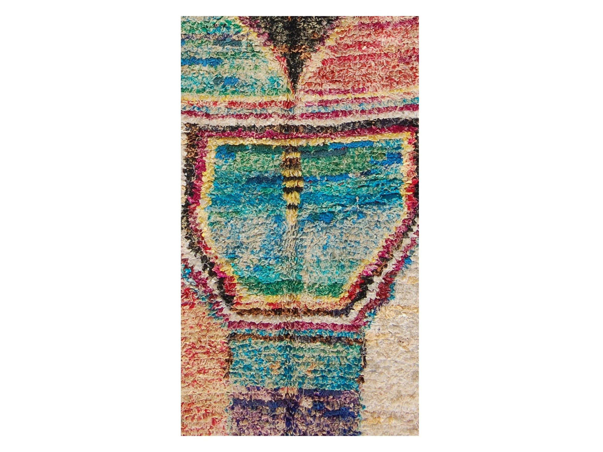 Vintage Moroccan Rug - Liyasmina Morocco Collection Boucherouite Rugs Of Morocco