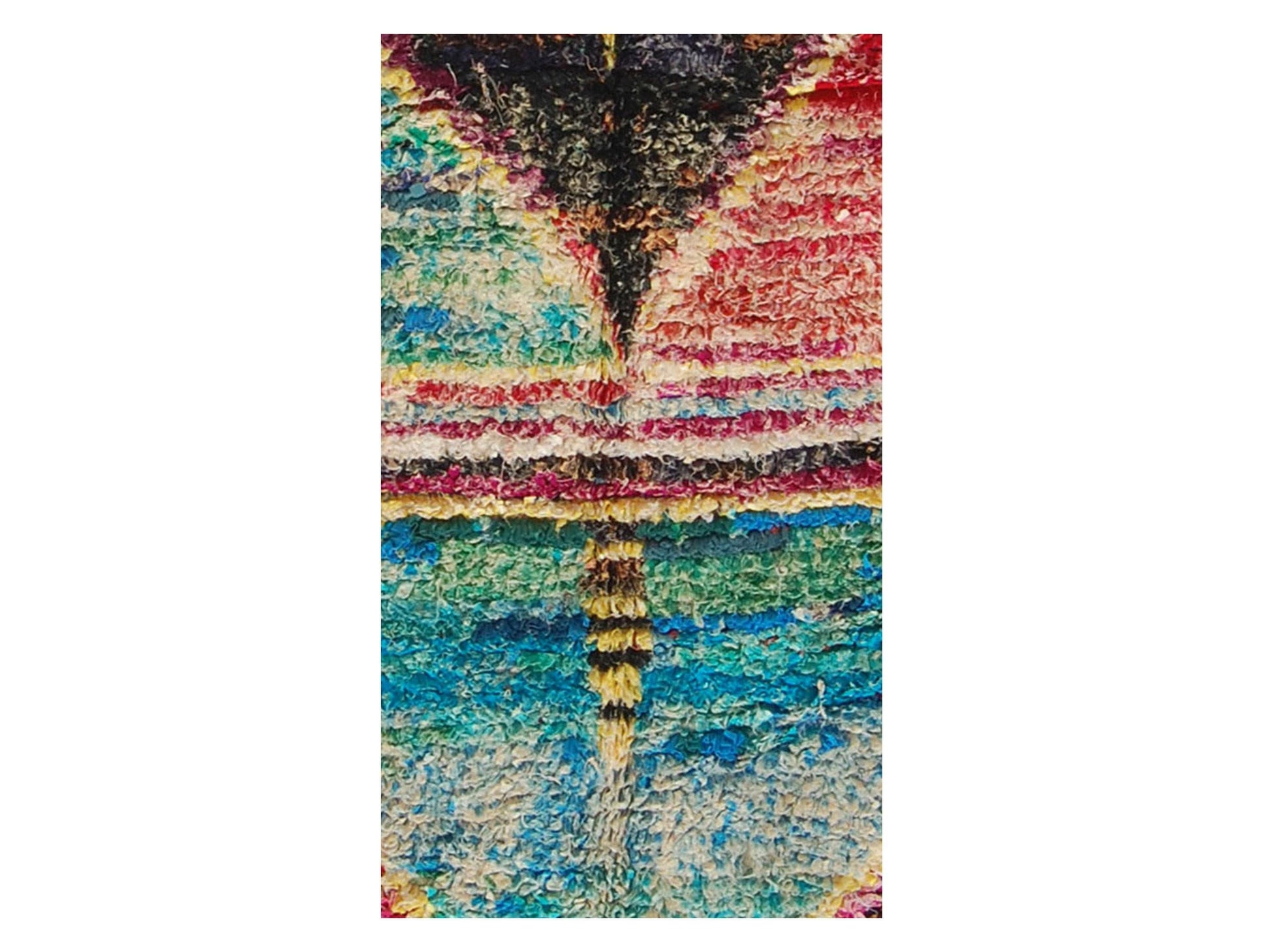 Vintage Moroccan Rug - Liyasmina Morocco Collection Boucherouite Rugs Of Morocco
