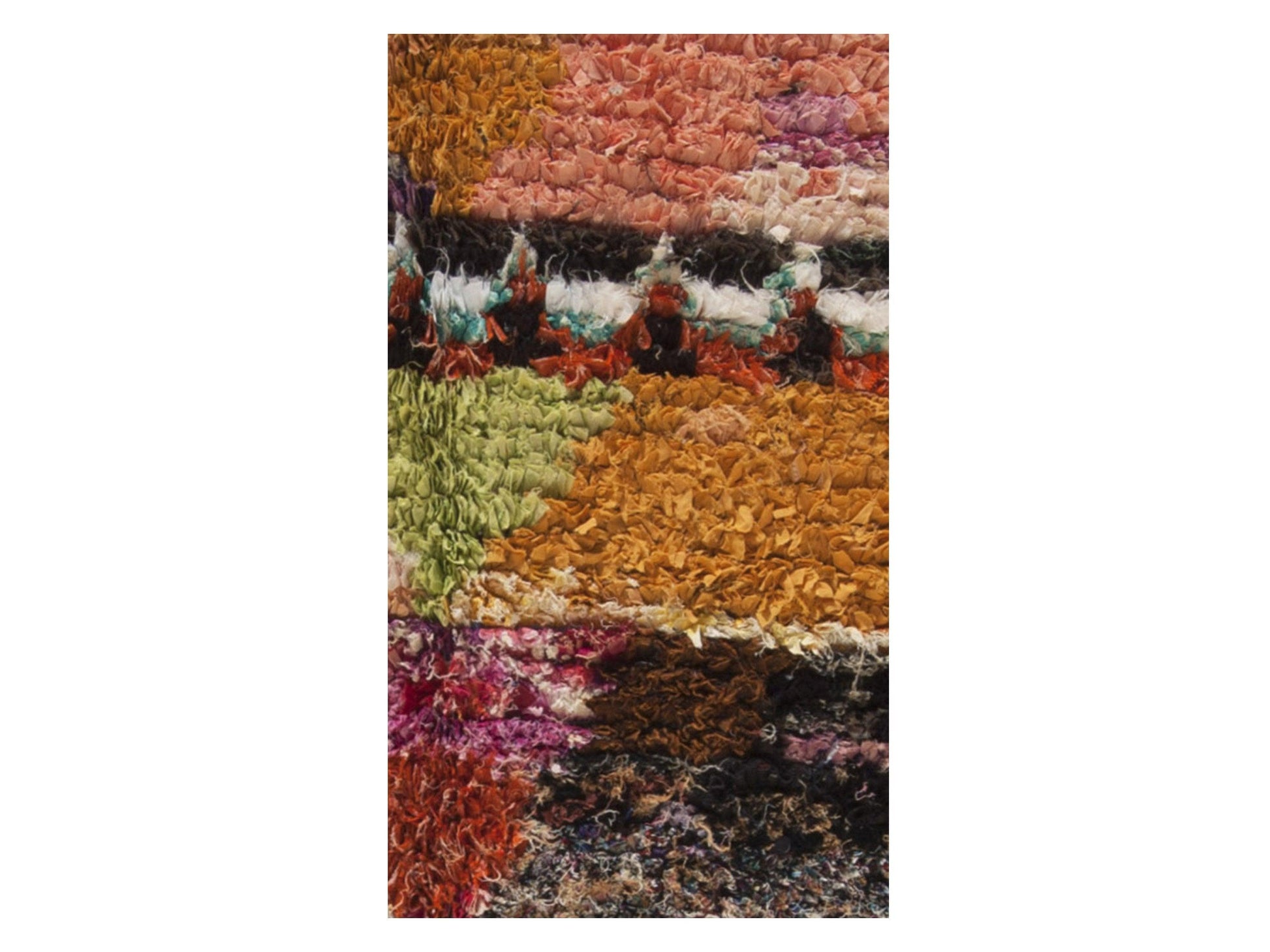 Vintage Moroccan Rug - Masilia Morocco Collection Boucherouite Rugs Of Morocco