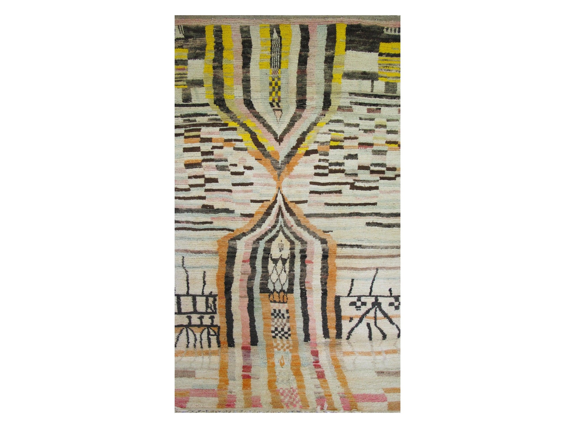 Vintage Moroccan Rug - Masilian Morocco Collection Boujaad Rugs Of Morocco