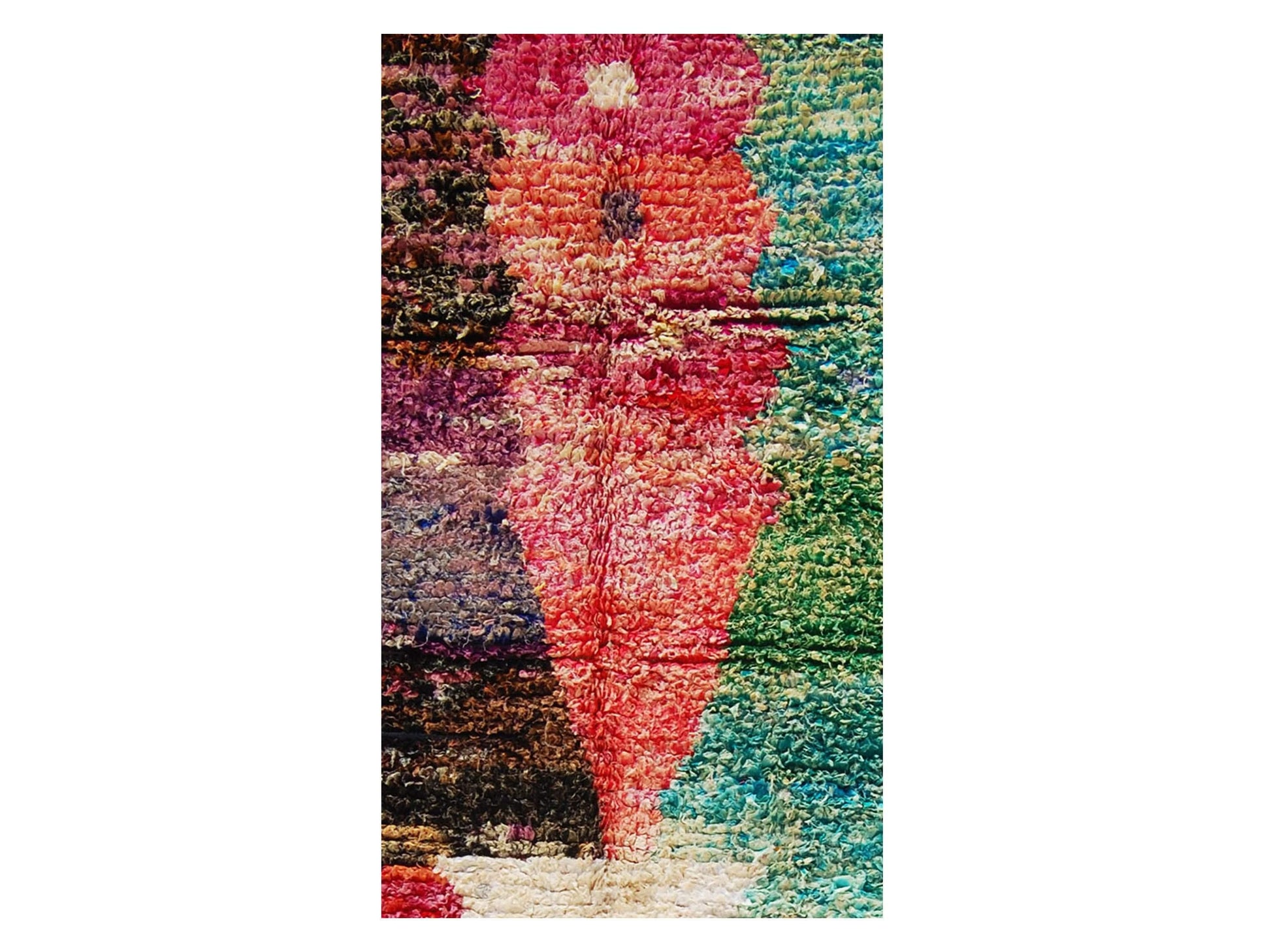 Vintage Moroccan Rug - Meddur Morocco Collection Boucherouite Rugs Of Morocco