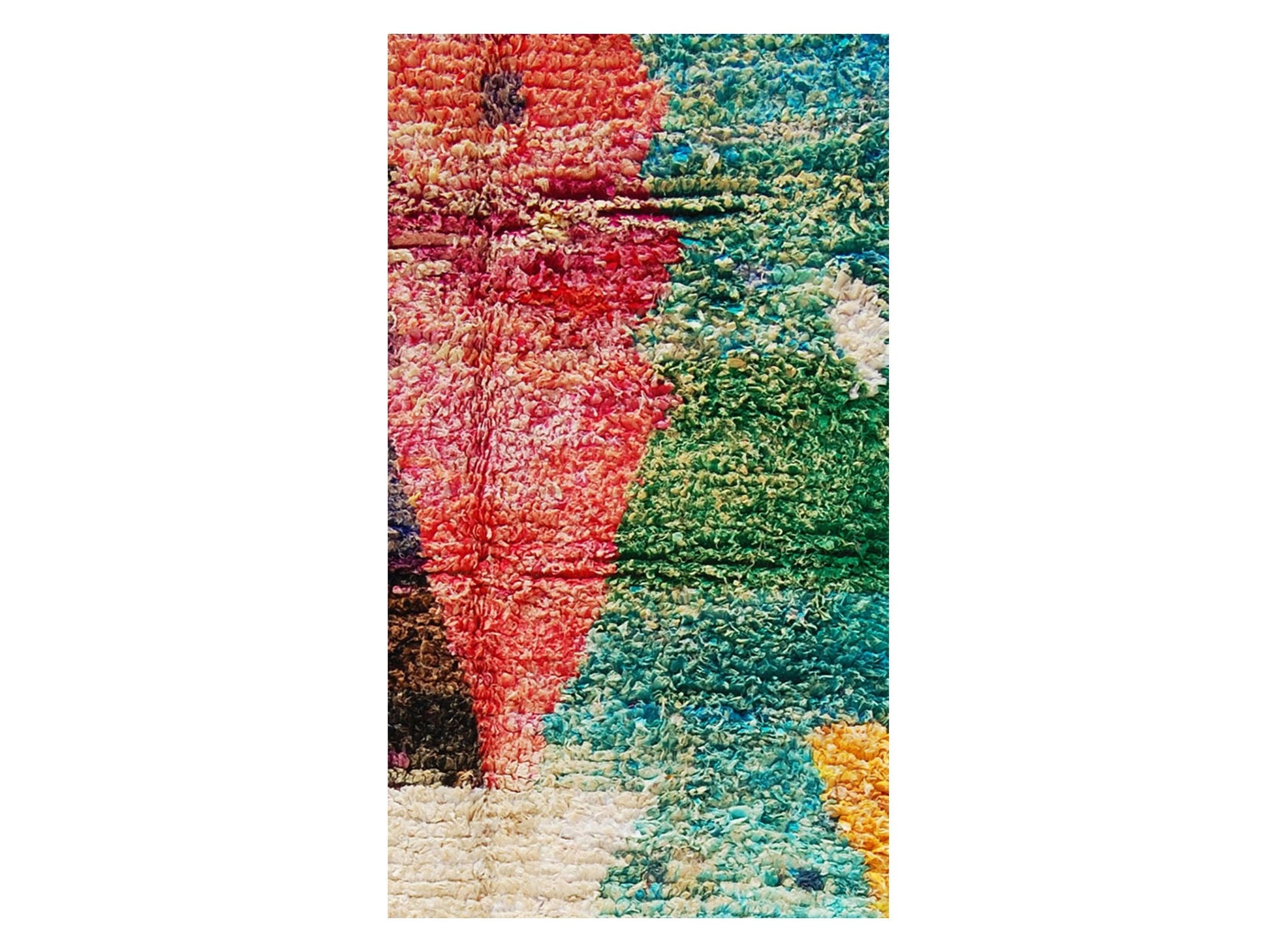 Vintage Moroccan Rug - Meddur Morocco Collection Boucherouite Rugs Of Morocco