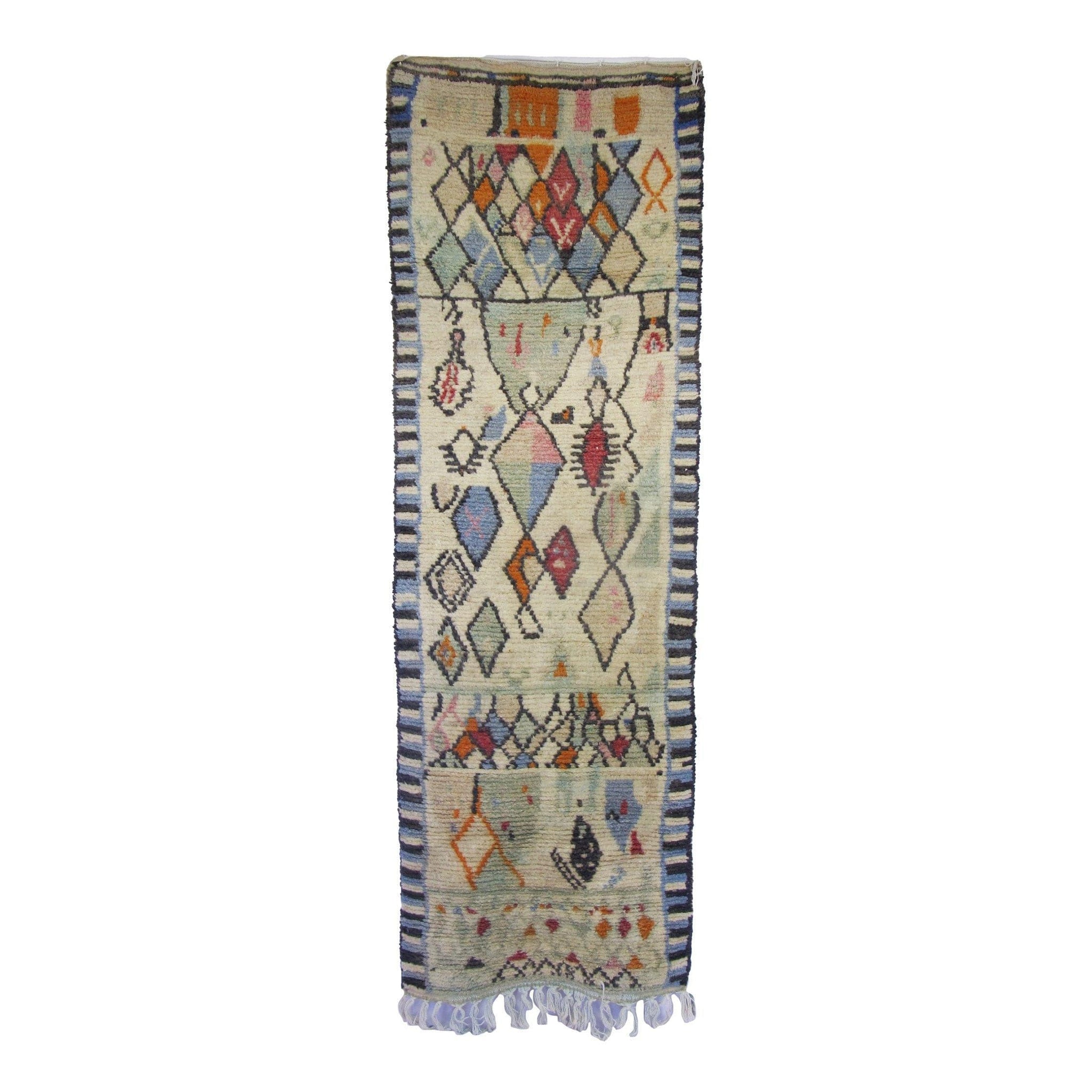 Vintage Moroccan Rug - Mekioussa Morocco Collection runners Rugs Of Morocco