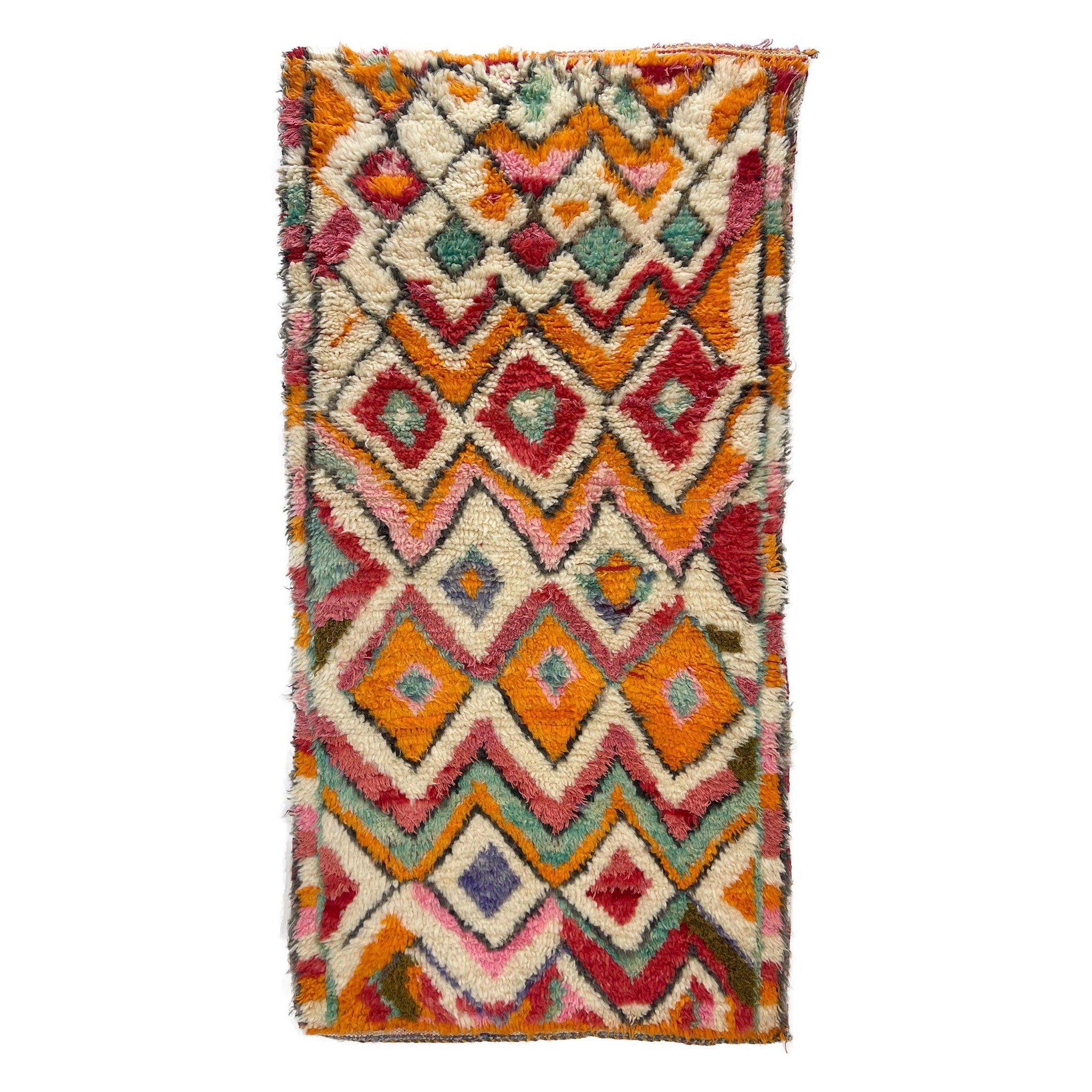 Vintage Moroccan Rug - Mekra Morocco Collection Boujaad Rugs Of Morocco