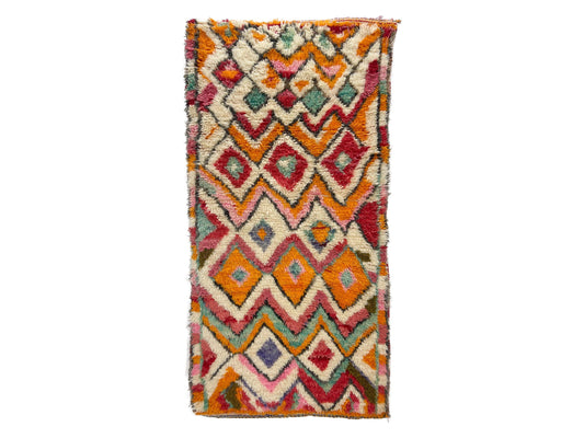 Vintage Moroccan Rug - Mekra Morocco Collection Boujaad Rugs Of Morocco