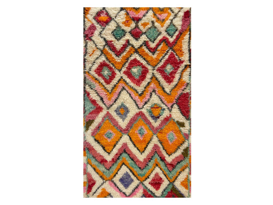 Vintage Moroccan Rug - Mekra Morocco Collection Boujaad Rugs Of Morocco