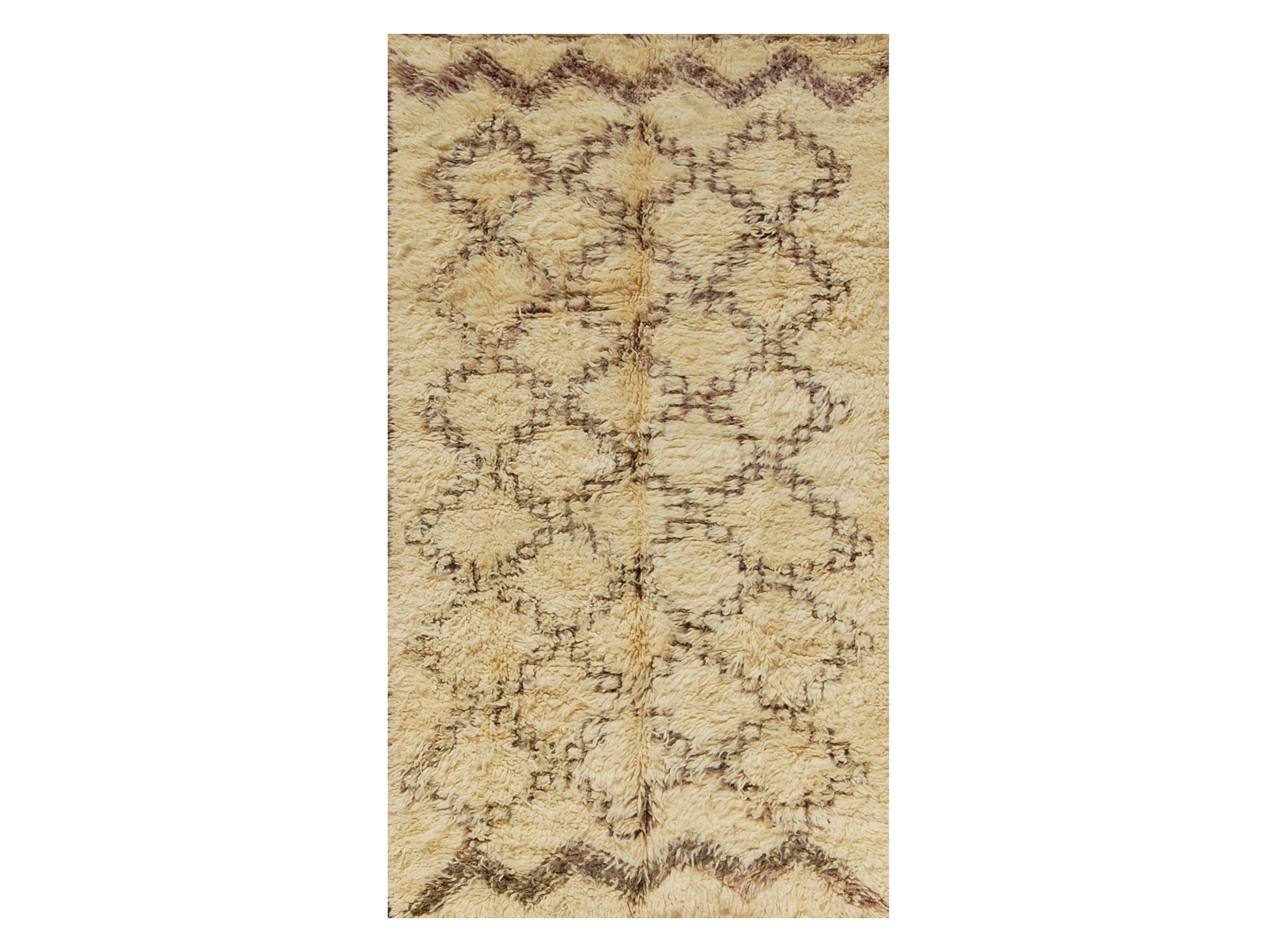 Vintage Moroccan Rug - Misk Morocco Collection Beni Ourain Rugs Of Morocco