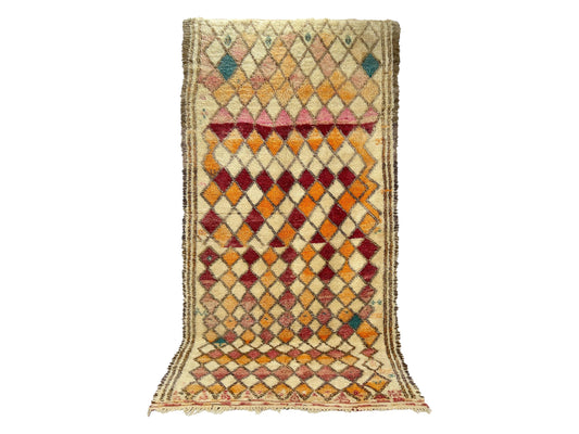 Vintage Moroccan Rug - Mosaic Morocco Collection Beni Ourain Rugs Of Morocco