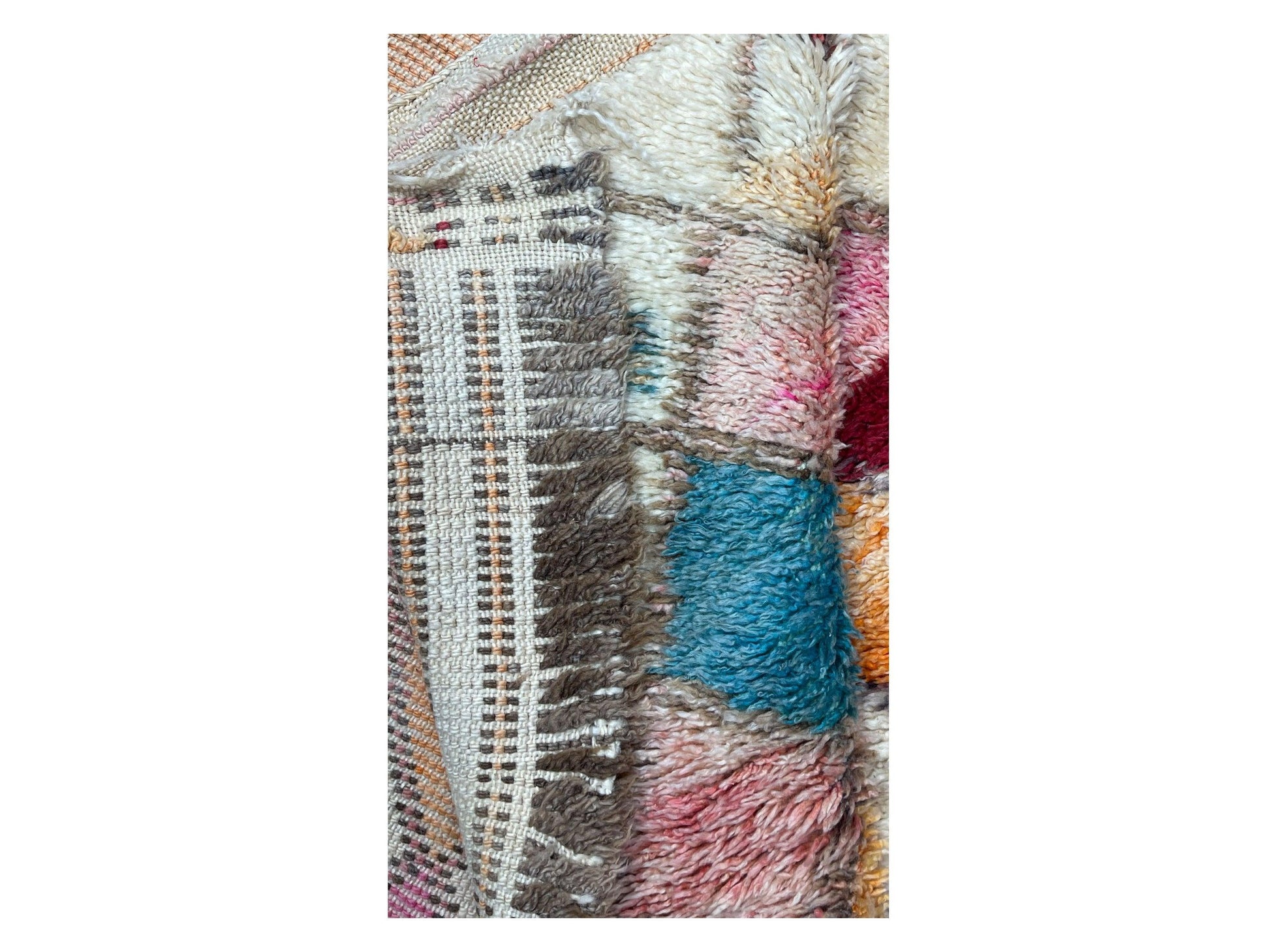Vintage Moroccan Rug - Mosaic Morocco Collection Beni Ourain Rugs Of Morocco