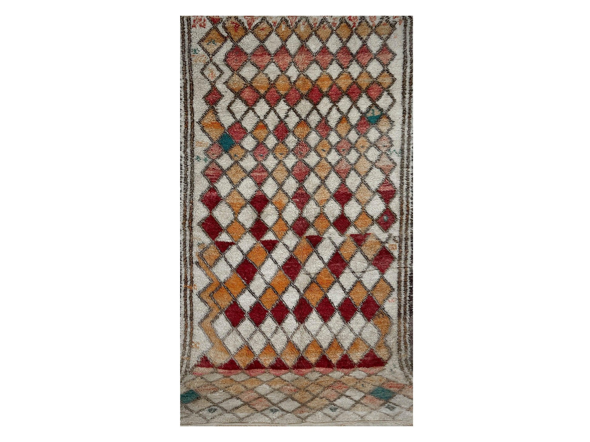 Vintage Moroccan Rug - Mosaic Morocco Collection Beni Ourain Rugs Of Morocco