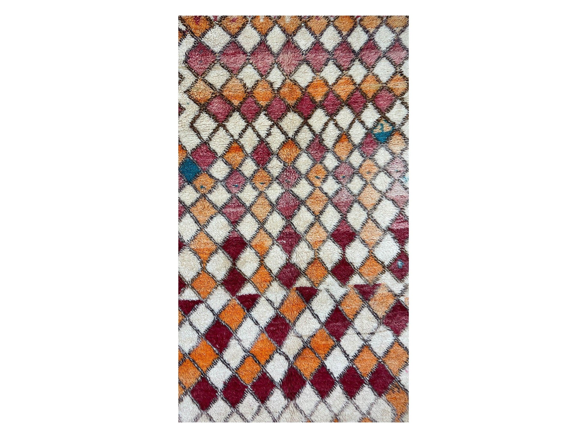 Vintage Moroccan Rug - Mosaic Morocco Collection Beni Ourain Rugs Of Morocco