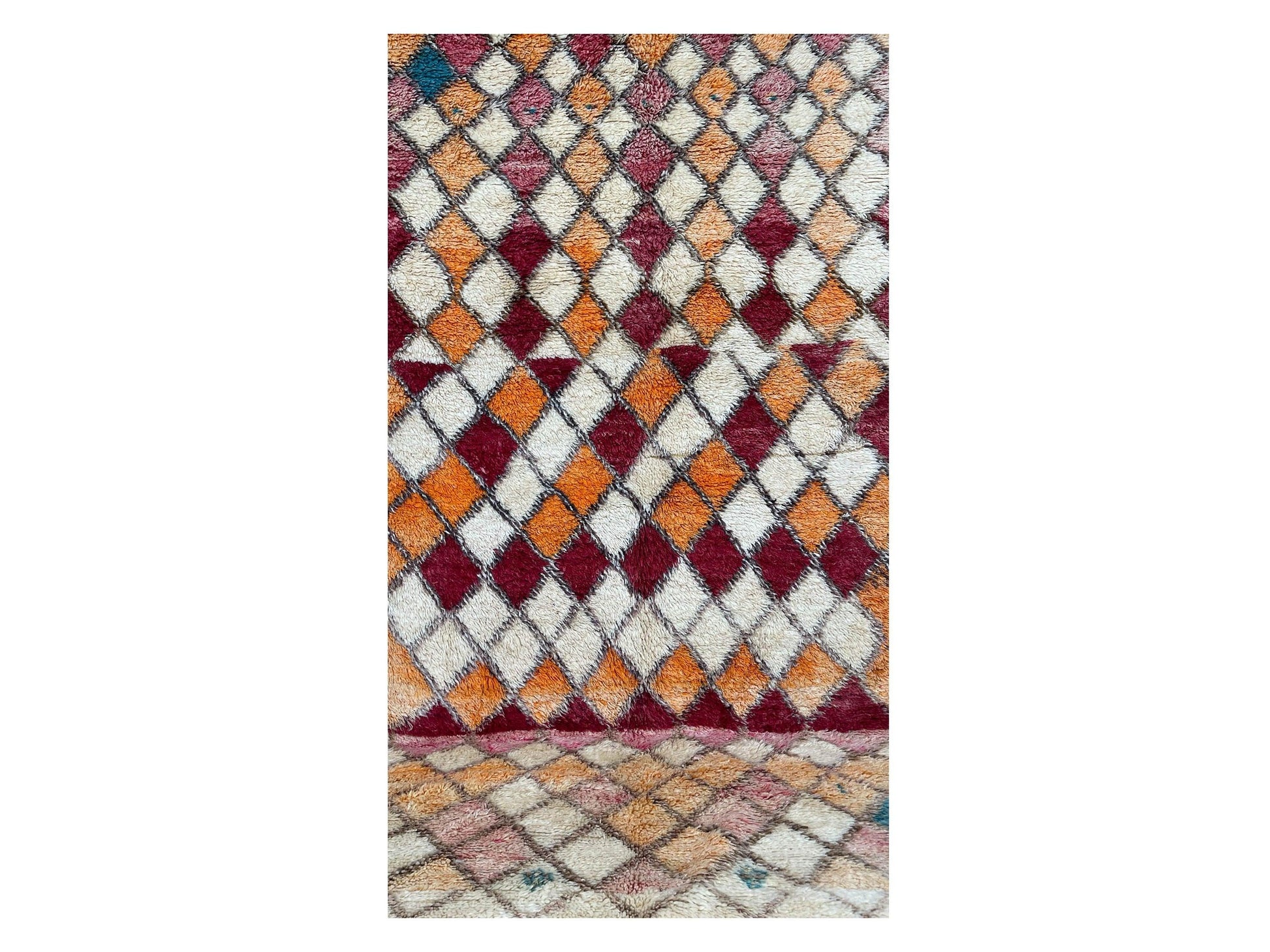 Vintage Moroccan Rug - Mosaic Morocco Collection Beni Ourain Rugs Of Morocco