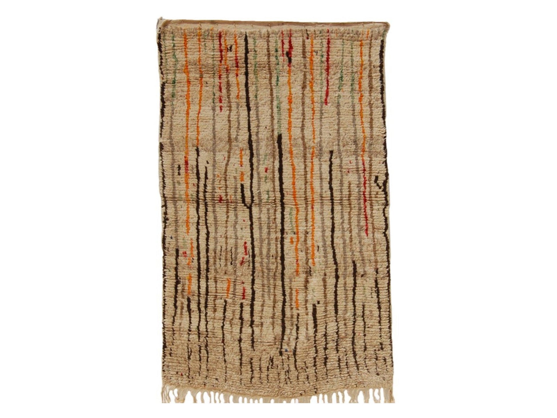 Vintage Moroccan Rug - Oued Morocco Collection Azilal Rugs Of Morocco