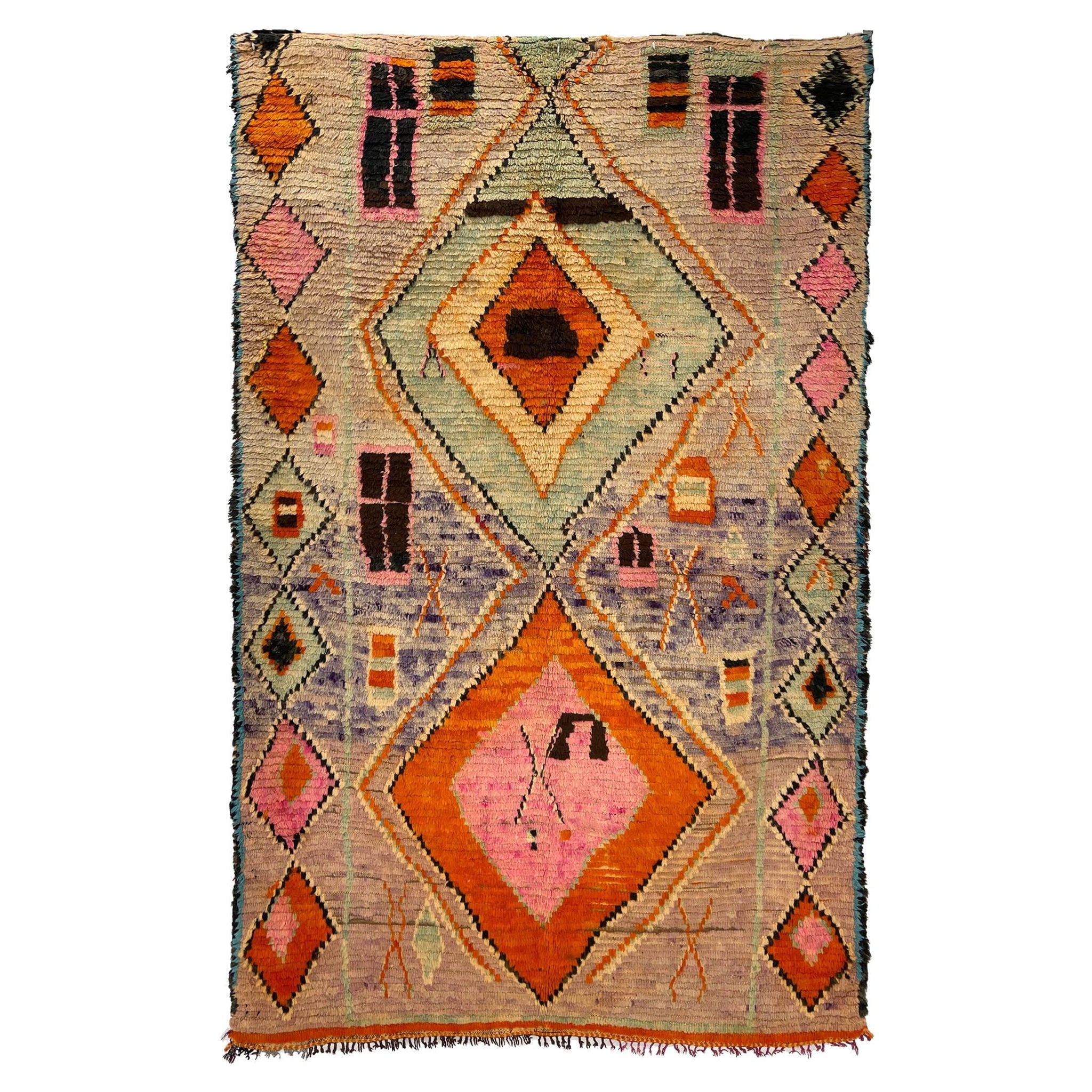 Vintage Moroccan Rug - Pounak Morocco Collection Boujaad Rugs Of Morocco