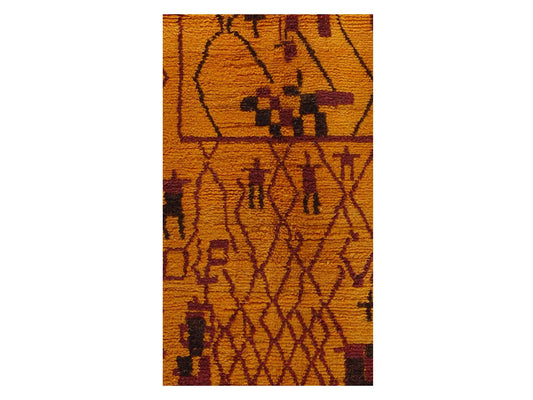 Vintage Moroccan Rug - Priest Morocco Collection Azilal Rugs Of Morocco