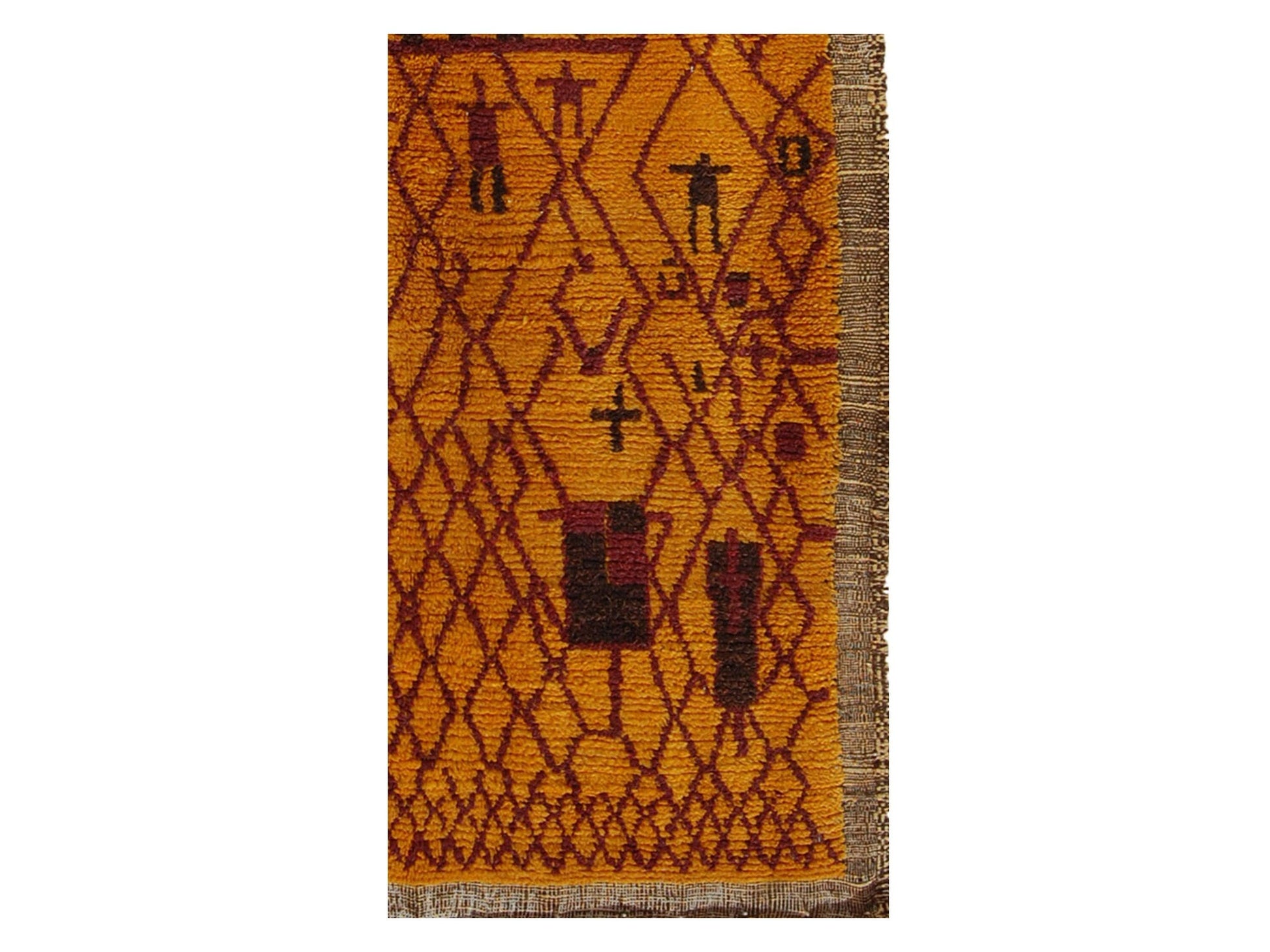 Vintage Moroccan Rug - Priest Morocco Collection Azilal Rugs Of Morocco
