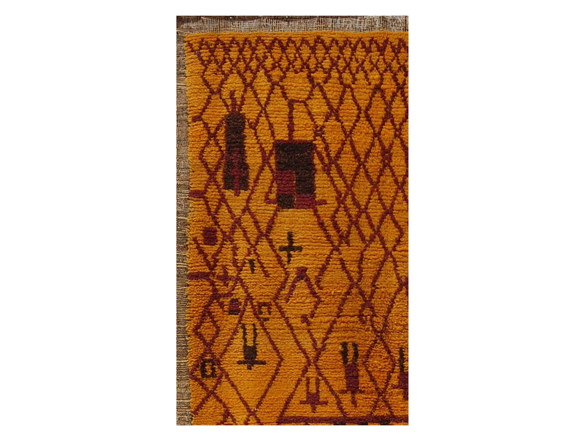 Vintage Moroccan Rug - Priest Morocco Collection Azilal Rugs Of Morocco