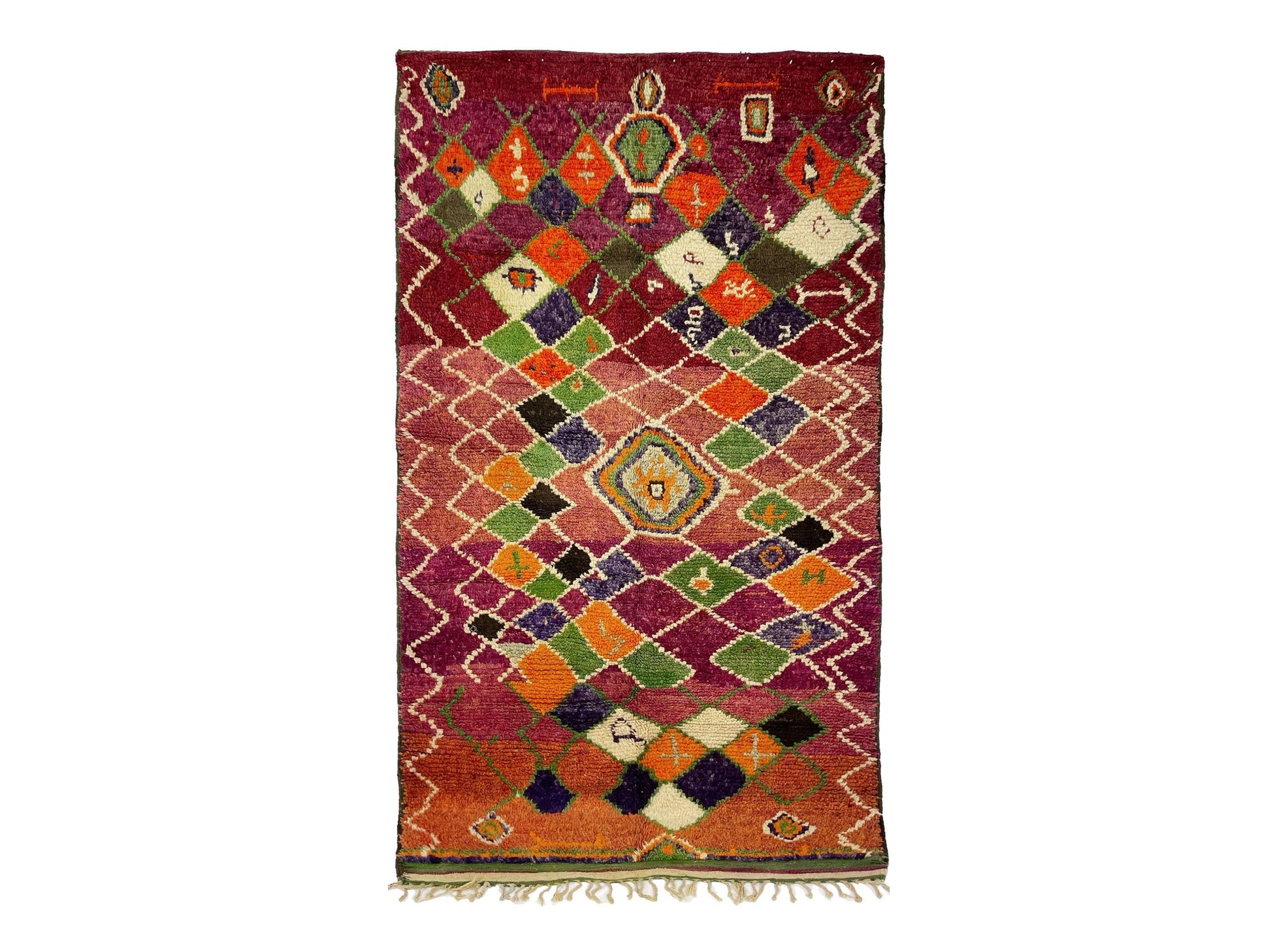 Vintage Moroccan Rug - Remadi Morocco Collection Boujaad Rugs Of Morocco