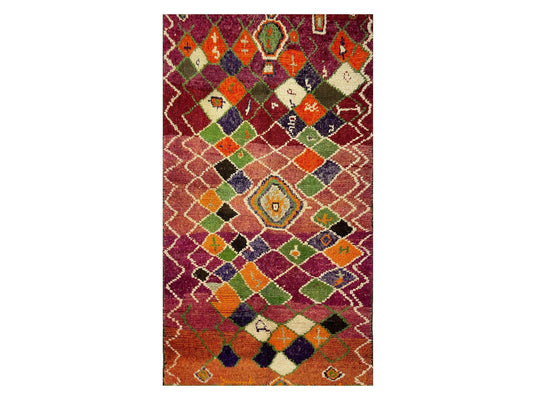 Vintage Moroccan Rug - Remadi Morocco Collection Boujaad Rugs Of Morocco