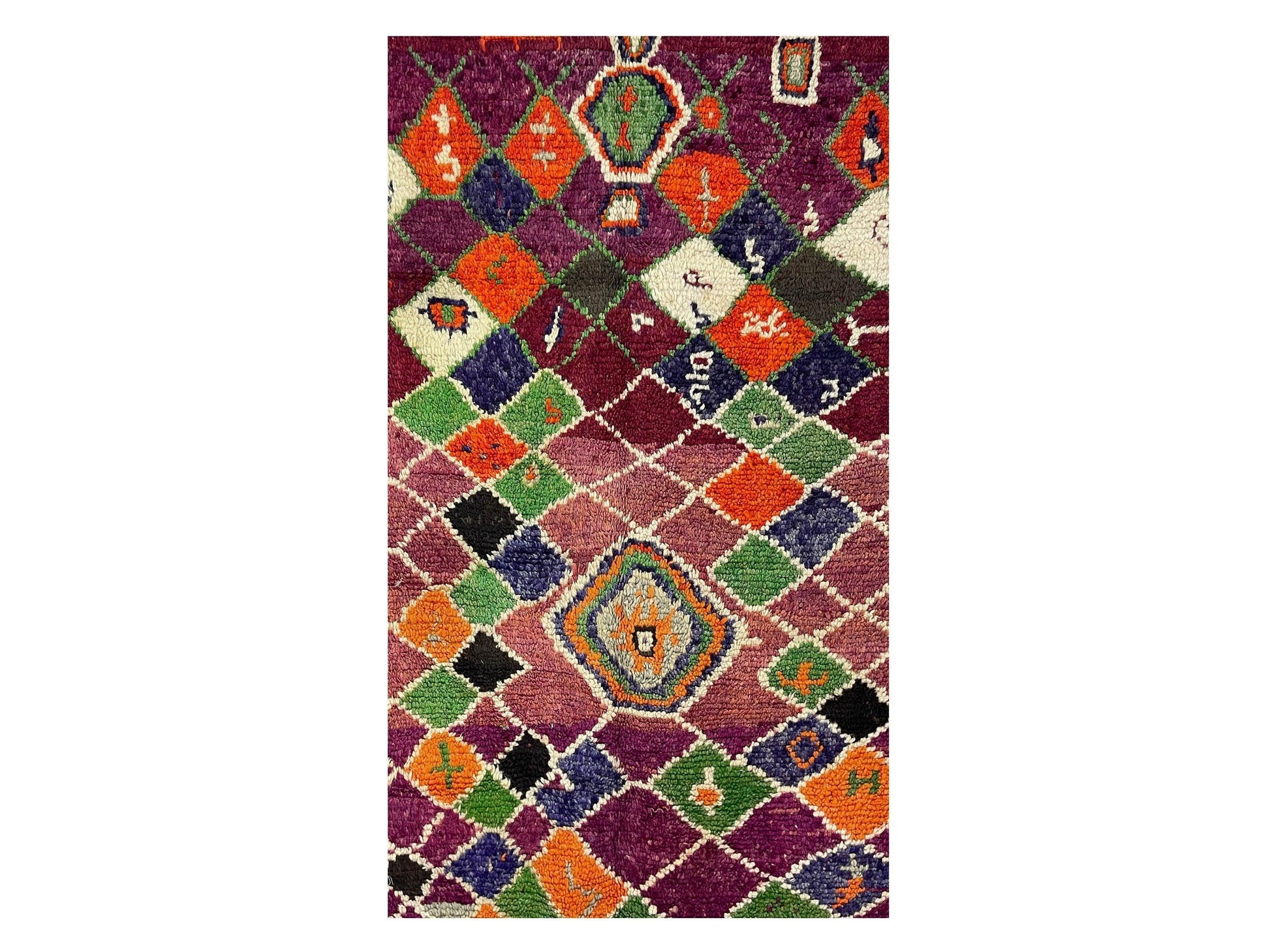 Vintage Moroccan Rug - Remadi Morocco Collection Boujaad Rugs Of Morocco