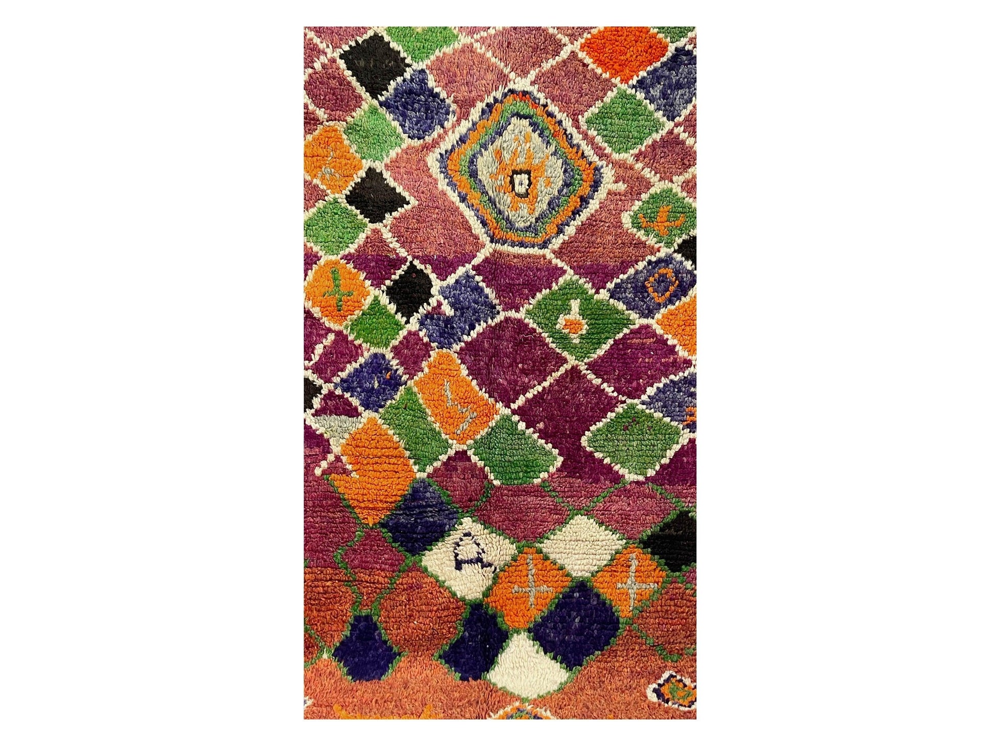 Vintage Moroccan Rug - Remadi Morocco Collection Boujaad Rugs Of Morocco