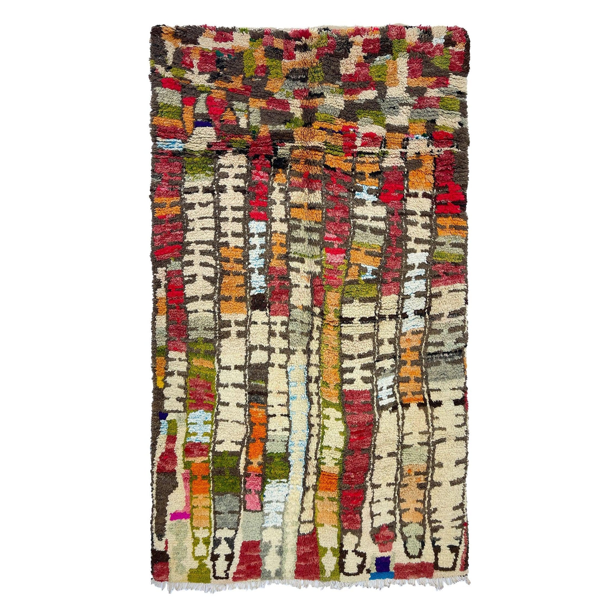 Vintage Moroccan Rug - Saada Morocco Collection Boujaad Rugs Of Morocco