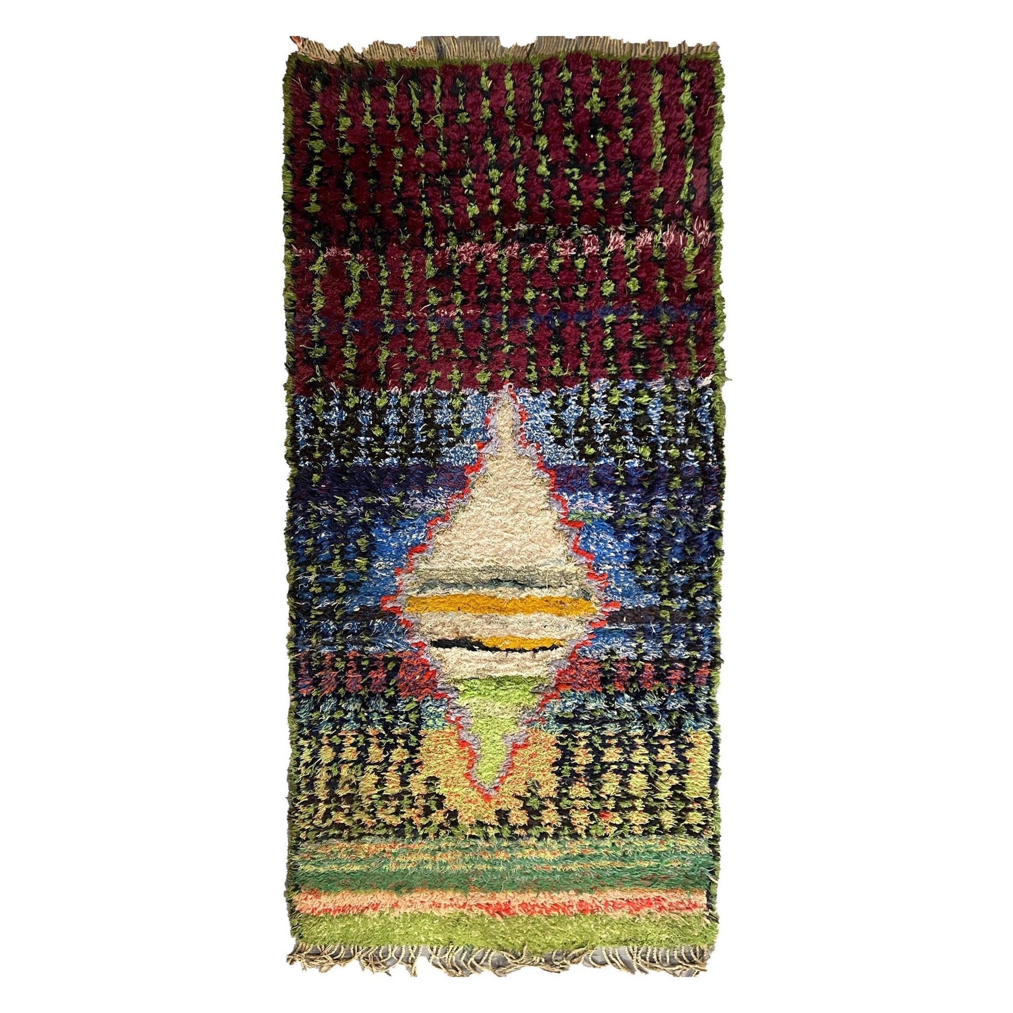 Vintage Moroccan Rug - Safraya Morocco Collection Boujaad Rugs Of Morocco