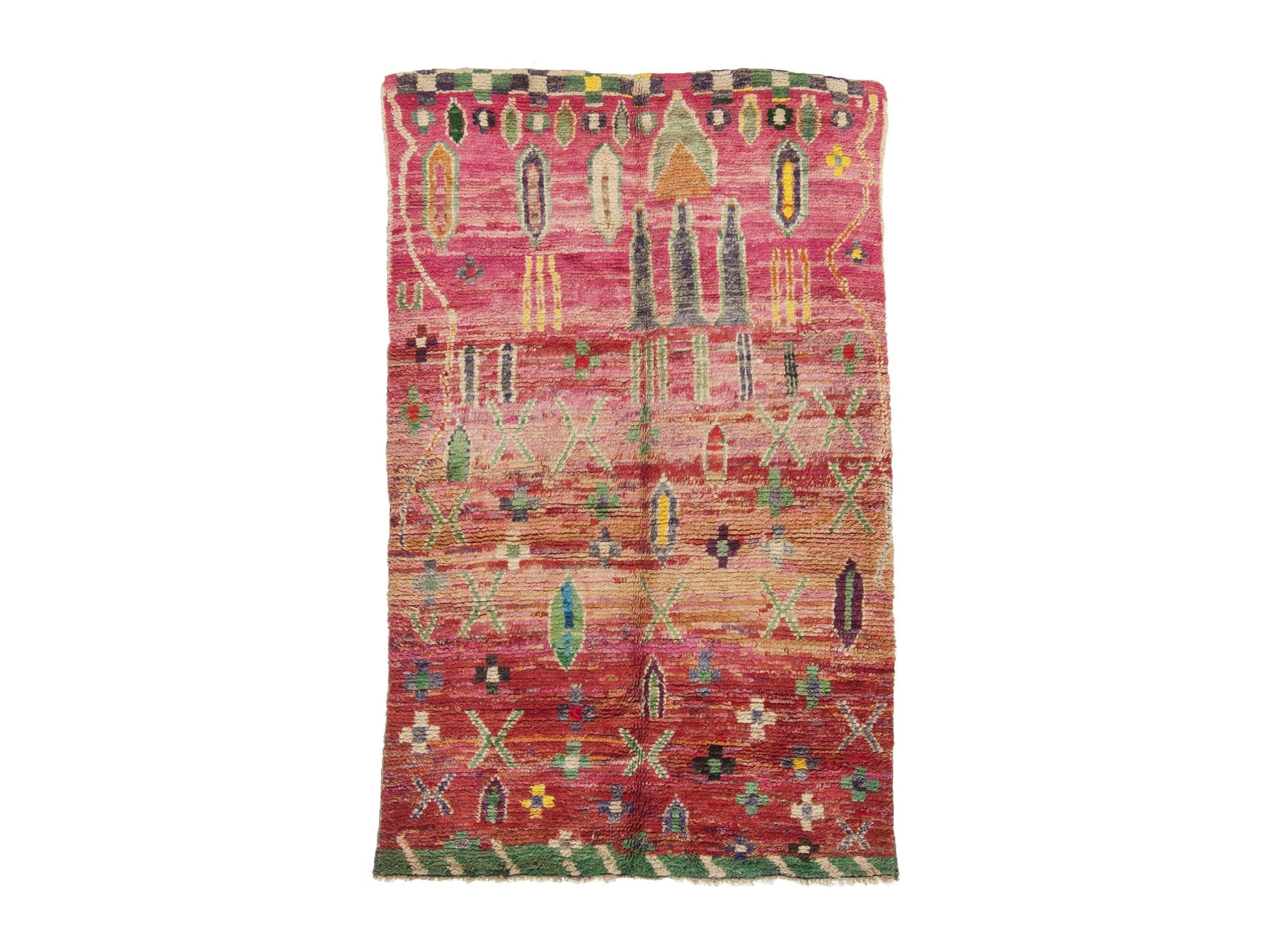 Vintage Moroccan Rug - Salwa Morocco Collection Boujaad Rugs Of Morocco