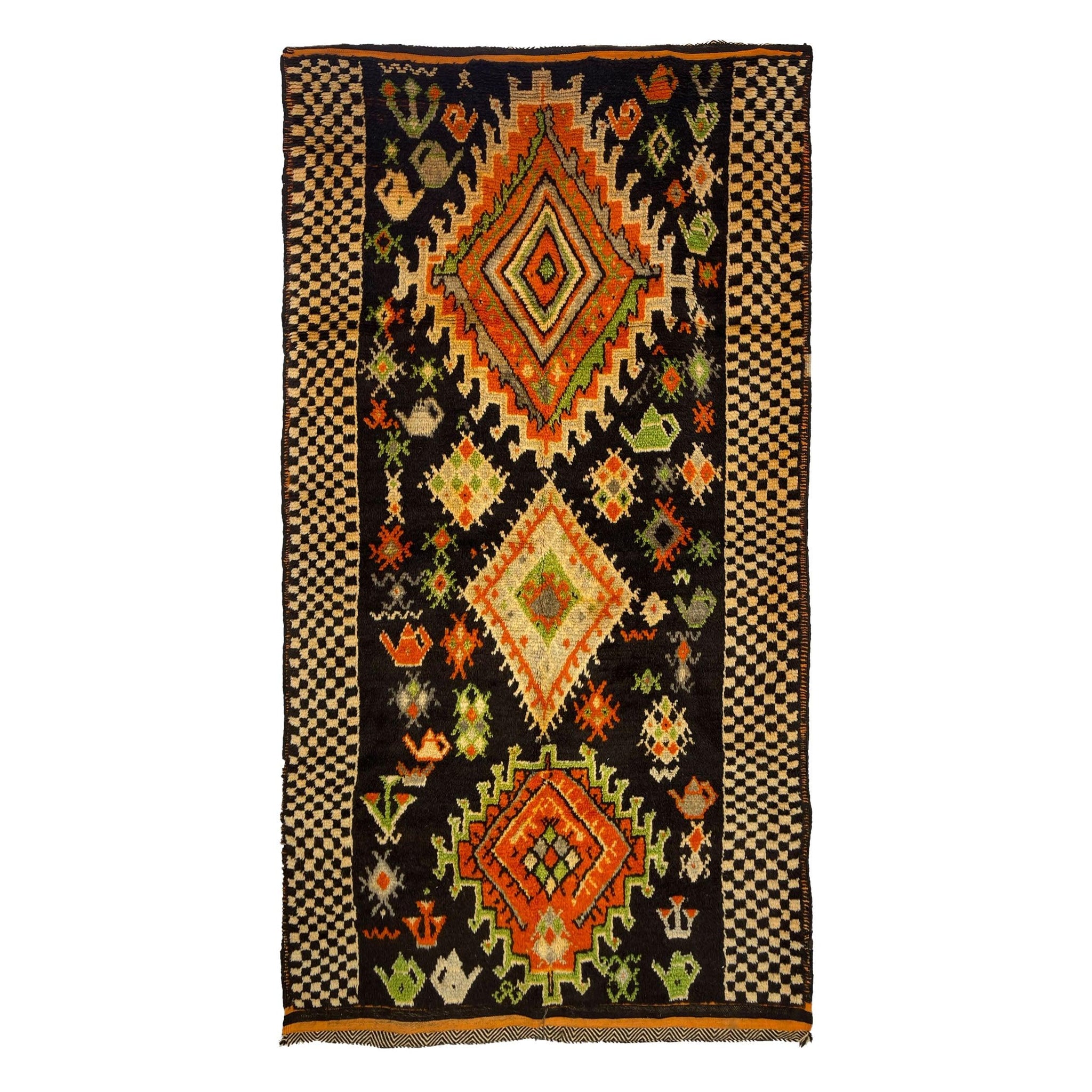 Vintage Moroccan Rug - Sarvi Morocco Collection Taznakht Rugs Of Morocco