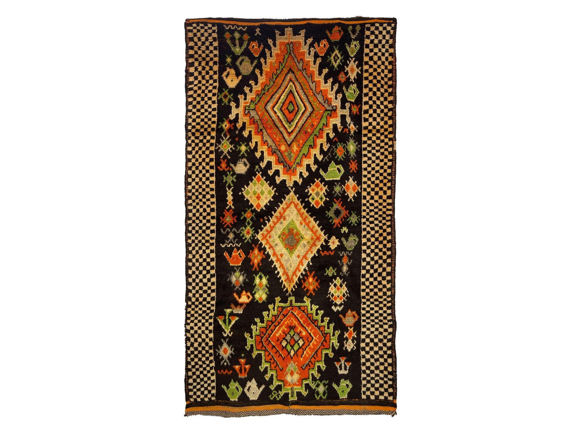 Vintage Moroccan Rug - Sarvi Morocco Collection Taznakht Rugs Of Morocco