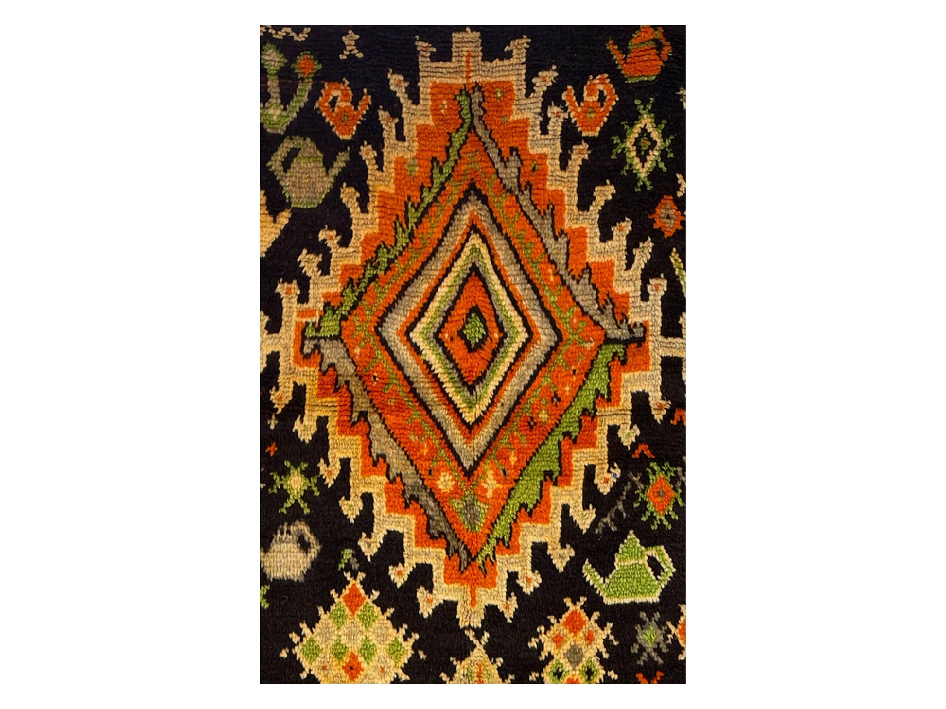 Vintage Moroccan Rug - Sarvi Morocco Collection Taznakht Rugs Of Morocco
