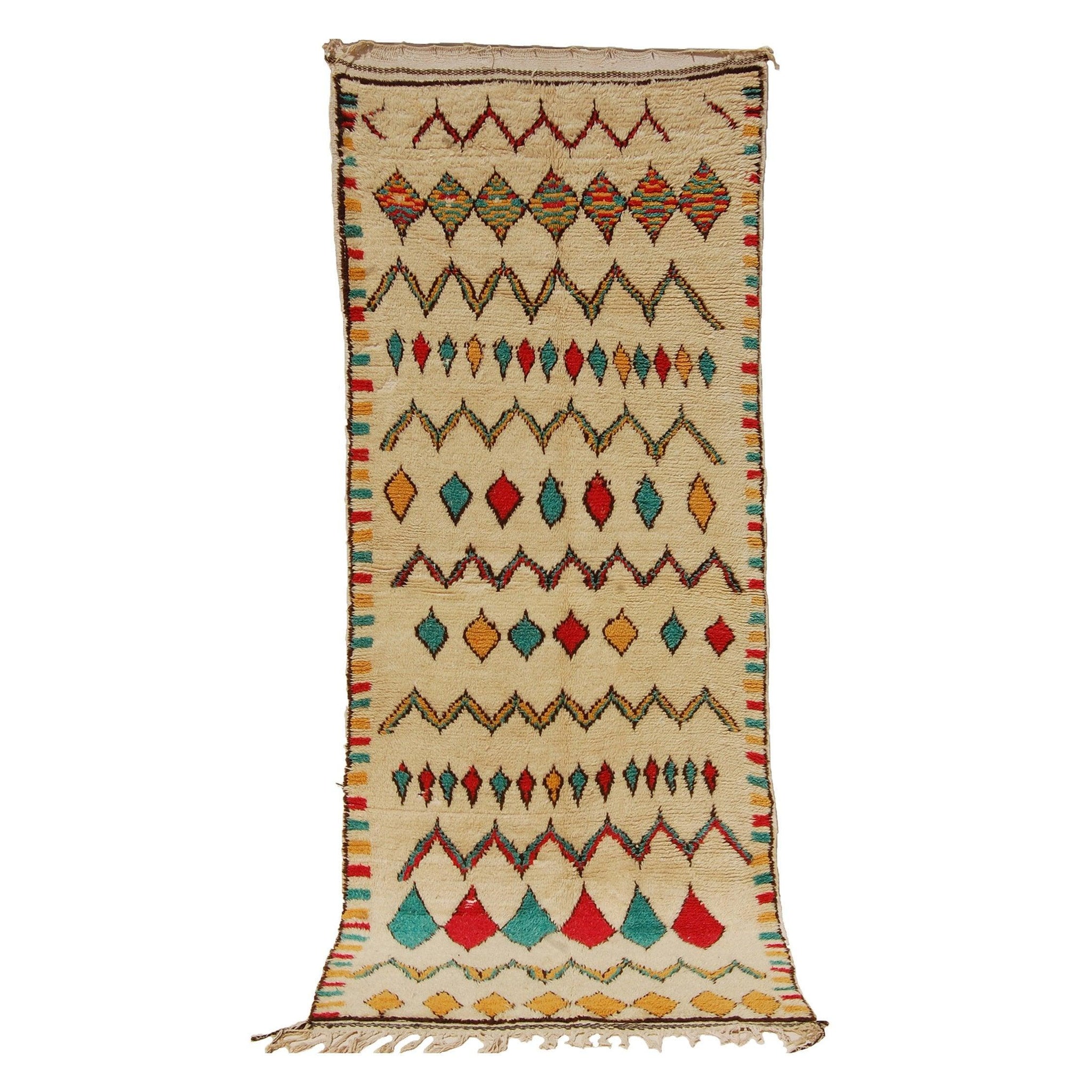 Vintage Moroccan Rug - Sekkura Morocco Collection Azilal Rugs Of Morocco