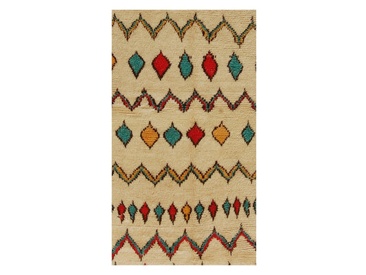 Vintage Moroccan Rug - Sekkura Morocco Collection Azilal Rugs Of Morocco