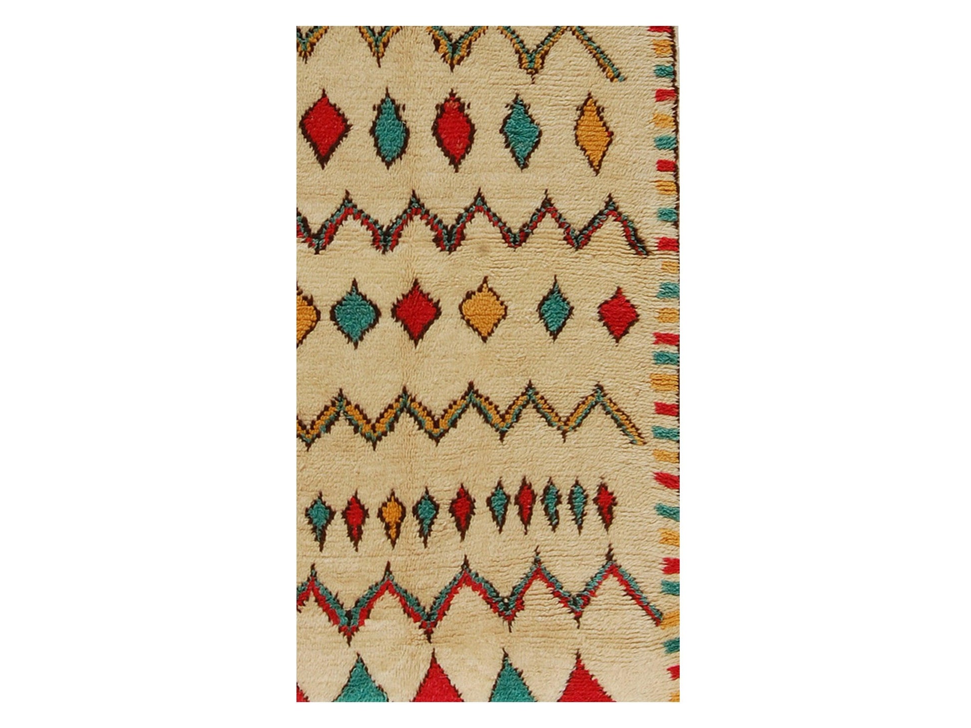 Vintage Moroccan Rug - Sekkura Morocco Collection Azilal Rugs Of Morocco