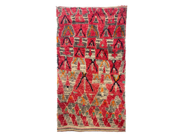 Vintage Moroccan Rug - Shams Morocco Collection Boujaad Rugs Of Morocco