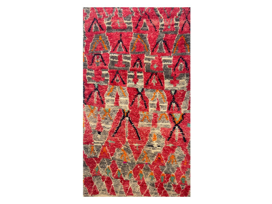 Vintage Moroccan Rug - Shams Morocco Collection Boujaad Rugs Of Morocco