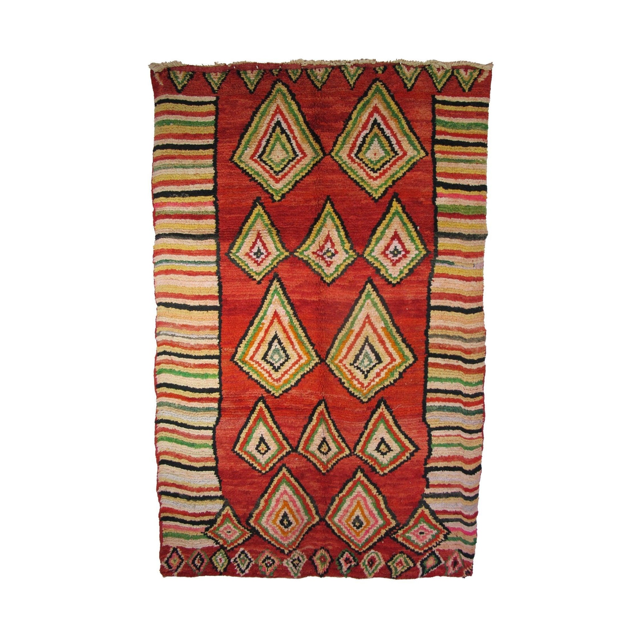Vintage Moroccan Rug - Siman Morocco Collection Boujaad Rugs Of Morocco