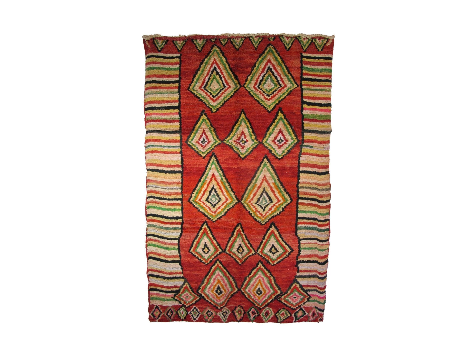 Vintage Moroccan Rug - Siman Morocco Collection Boujaad Rugs Of Morocco