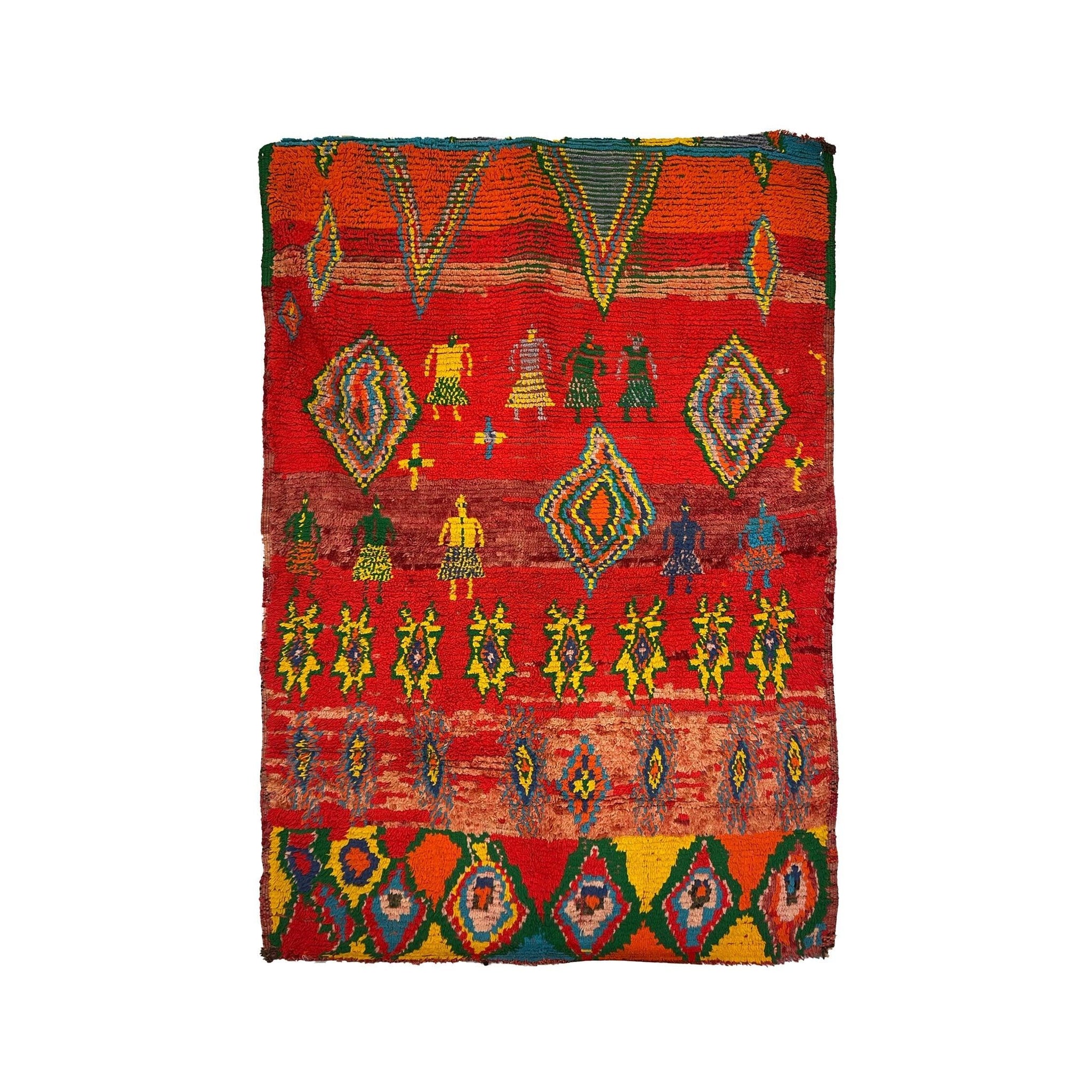 Vintage Moroccan Rug - Sirwa Morocco Collection Boujaad Rugs Of Morocco