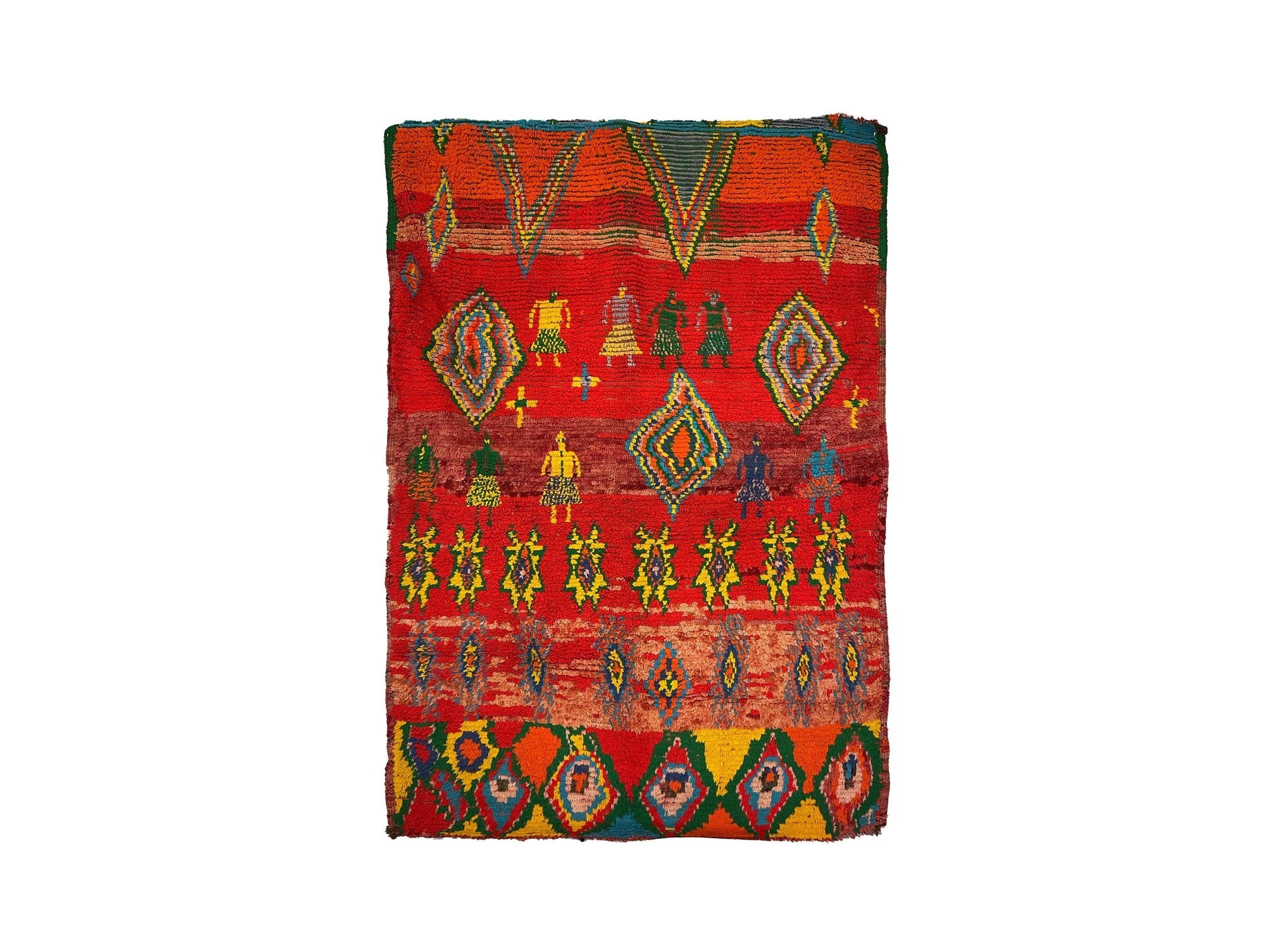 Vintage Moroccan Rug - Sirwa Morocco Collection Boujaad Rugs Of Morocco
