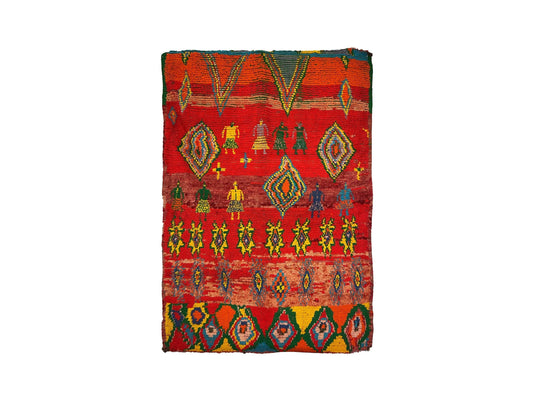 Vintage Moroccan Rug - Sirwa Morocco Collection Boujaad Rugs Of Morocco