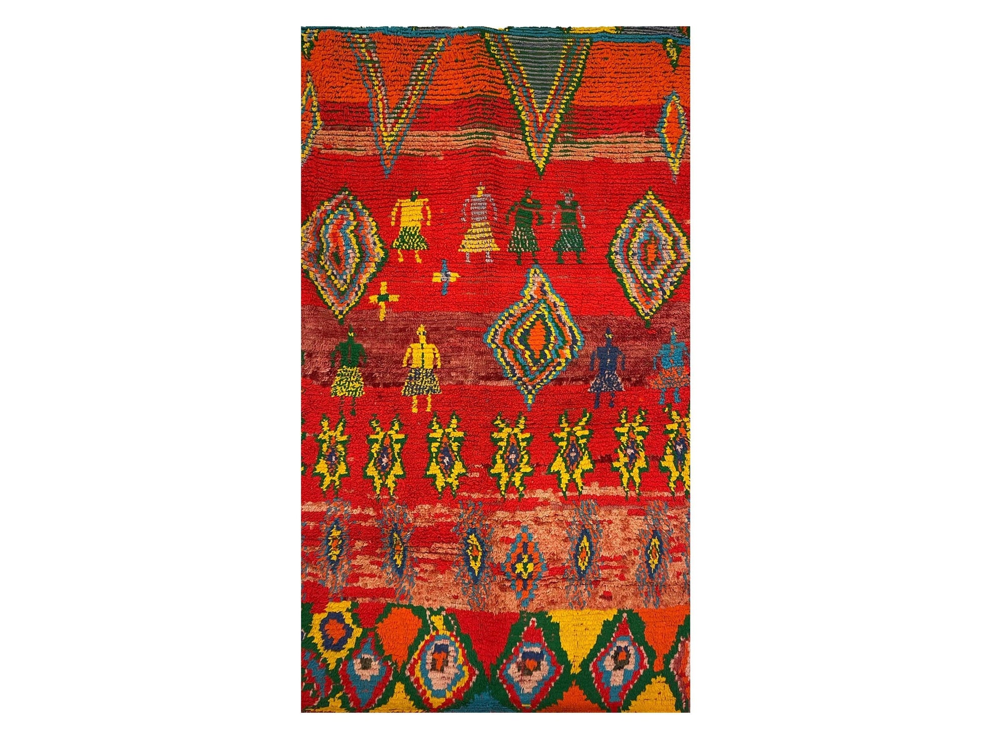 Vintage Moroccan Rug - Sirwa Morocco Collection Boujaad Rugs Of Morocco