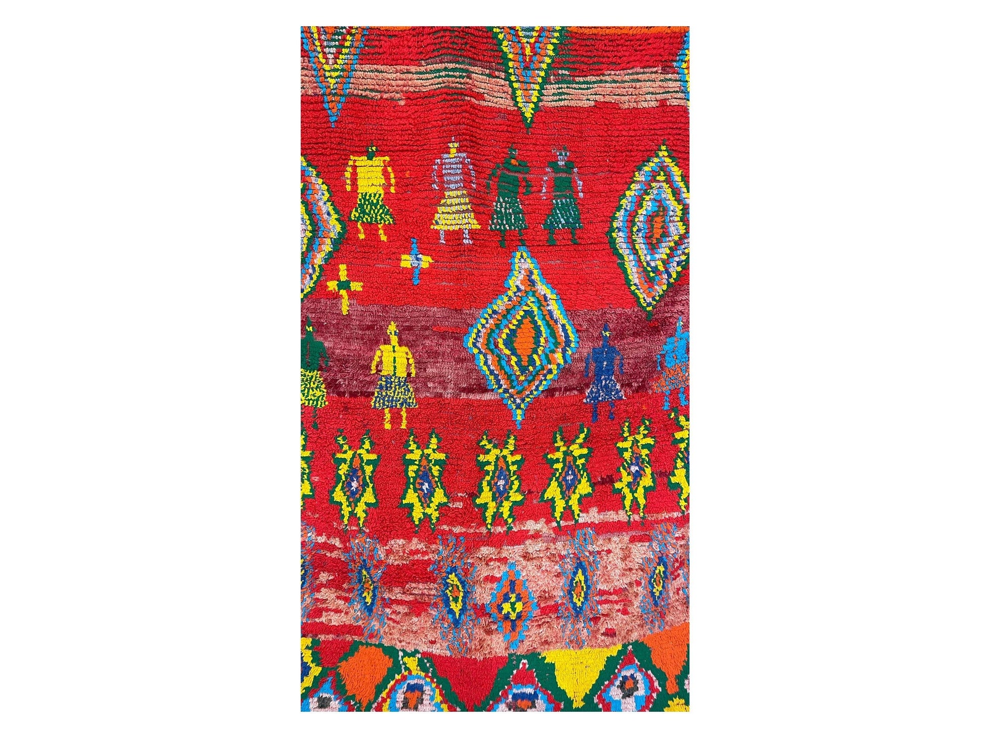 Vintage Moroccan Rug - Sirwa Morocco Collection Boujaad Rugs Of Morocco