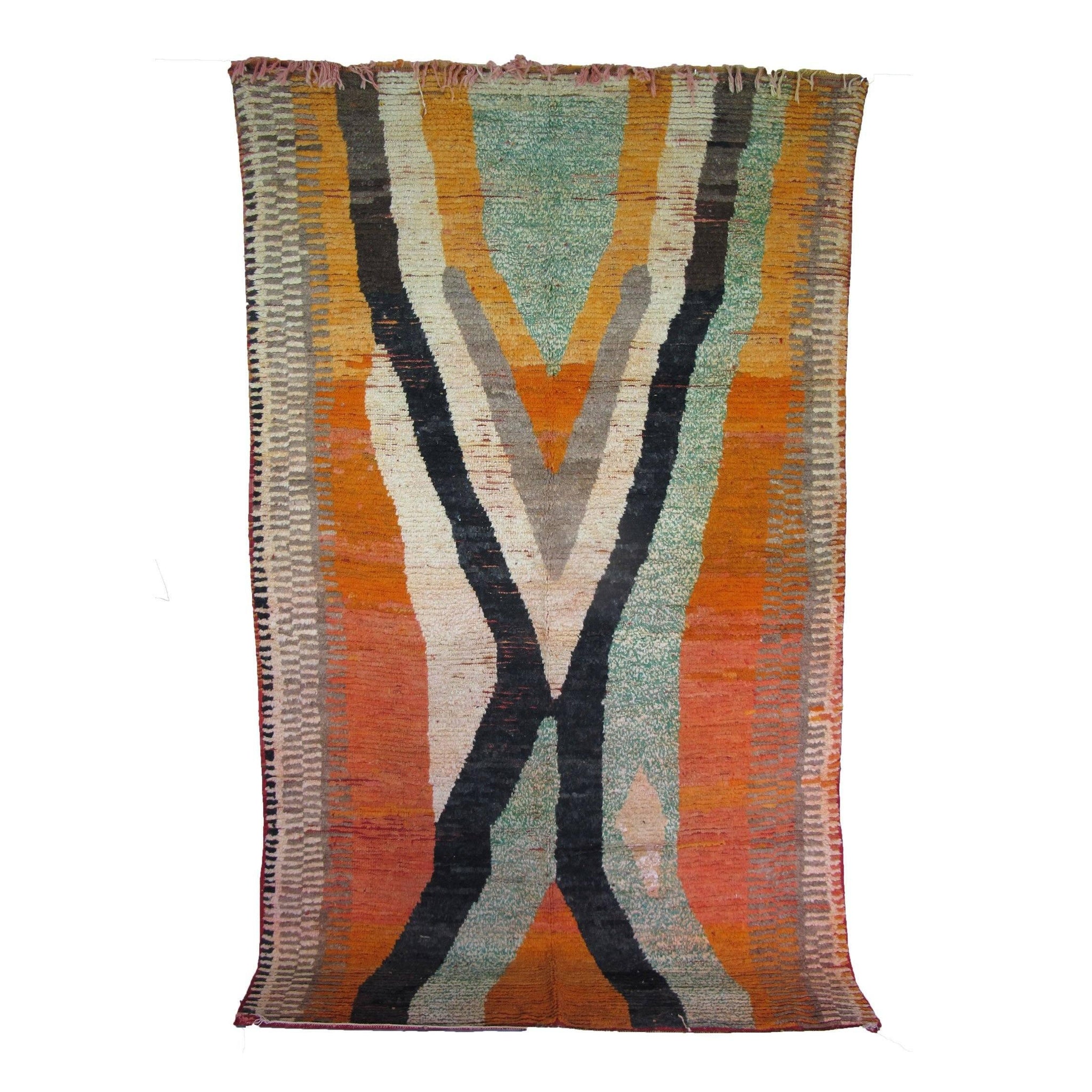 Vintage Moroccan Rug - Tadla Morocco Collection Boujaad Rugs Of Morocco