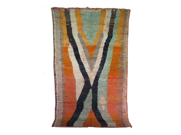 Vintage Moroccan Rug - Tadla Morocco Collection Boujaad Rugs Of Morocco