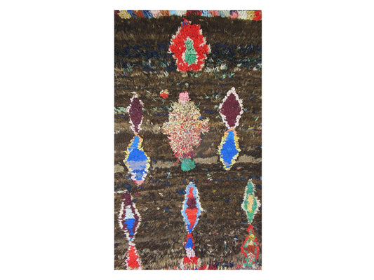 Vintage Moroccan Rug - Talasin Morocco Collection Boucherouite Rugs Of Morocco