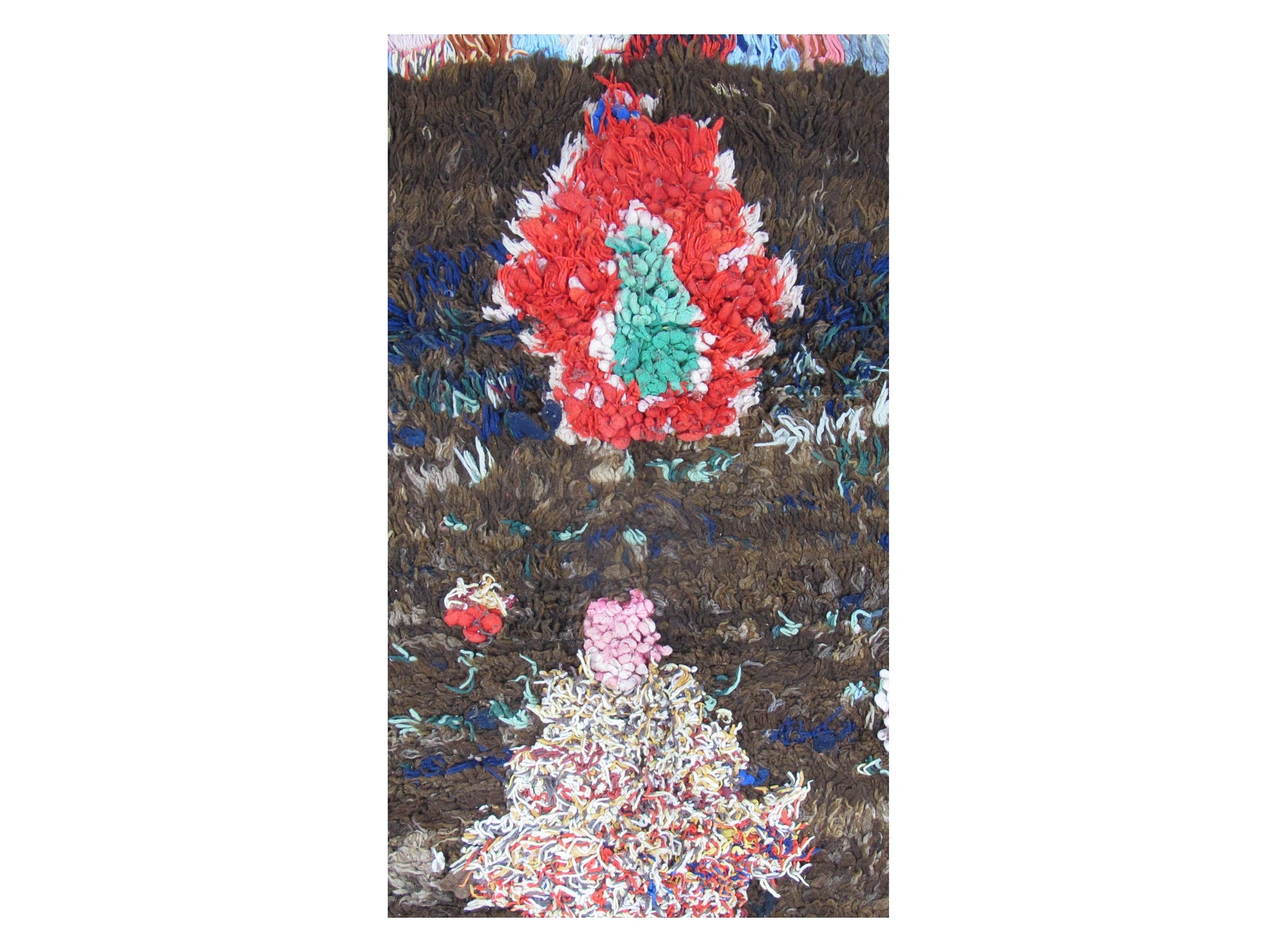 Vintage Moroccan Rug - Talasin Morocco Collection Boucherouite Rugs Of Morocco