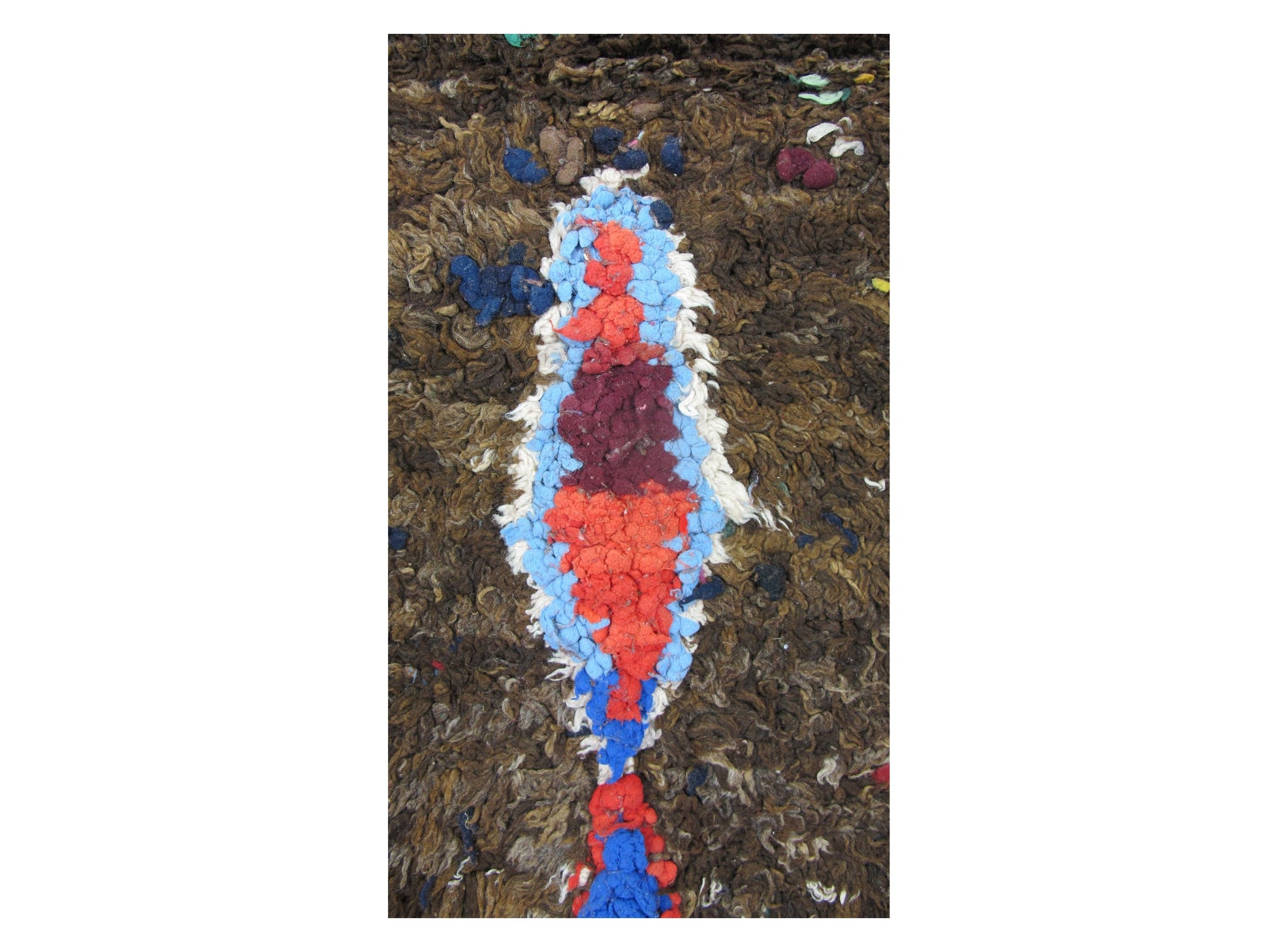 Vintage Moroccan Rug - Talasin Morocco Collection Boucherouite Rugs Of Morocco