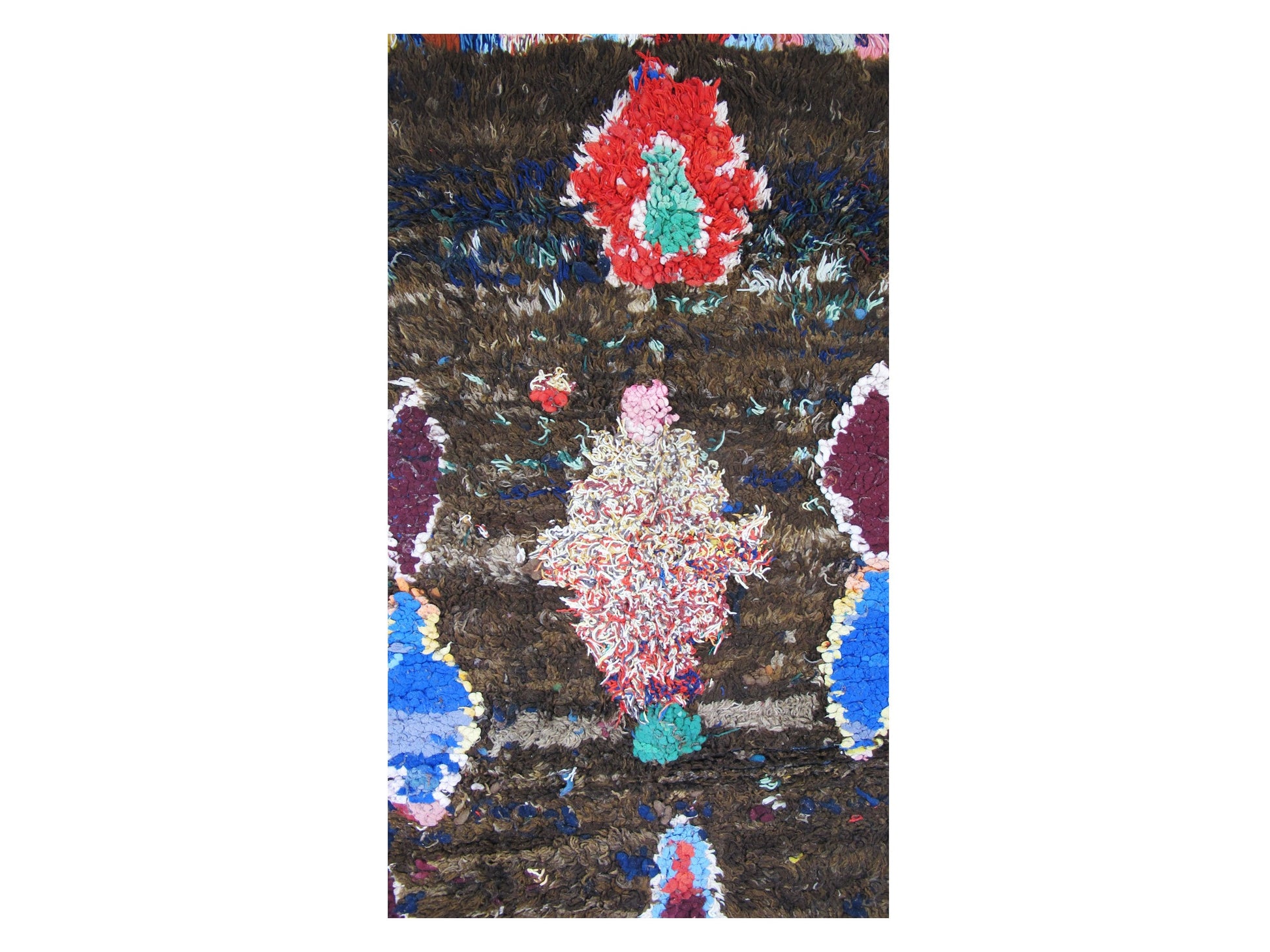Vintage Moroccan Rug - Talasin Morocco Collection Boucherouite Rugs Of Morocco
