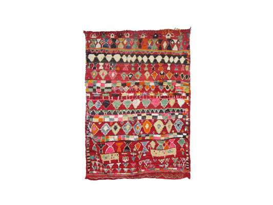 Vintage Moroccan Rug - Tamenzut Morocco Collection Boujaad Rugs Of Morocco